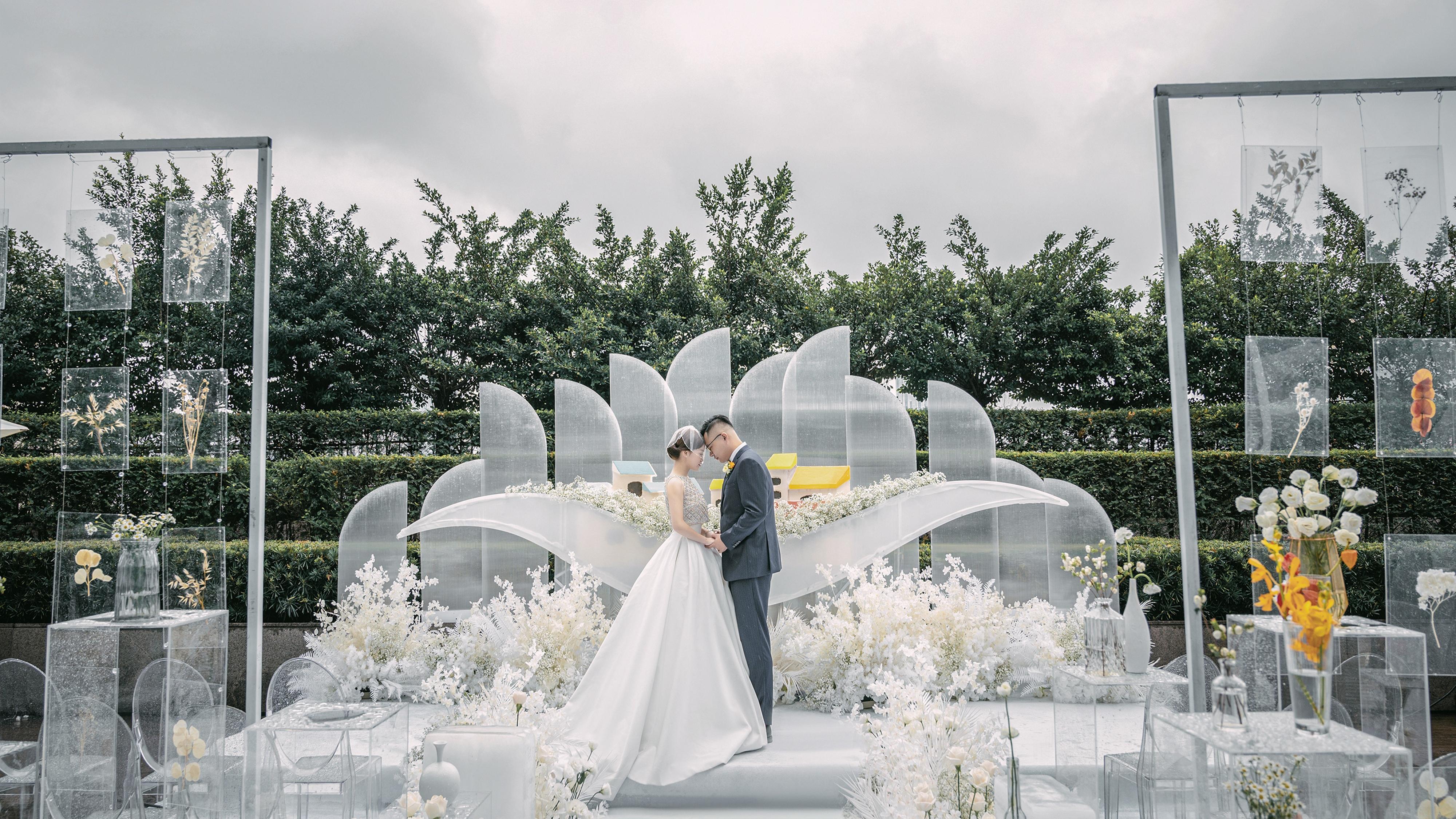 小众户外婚礼|灵感乐高主题＜天空之城＞