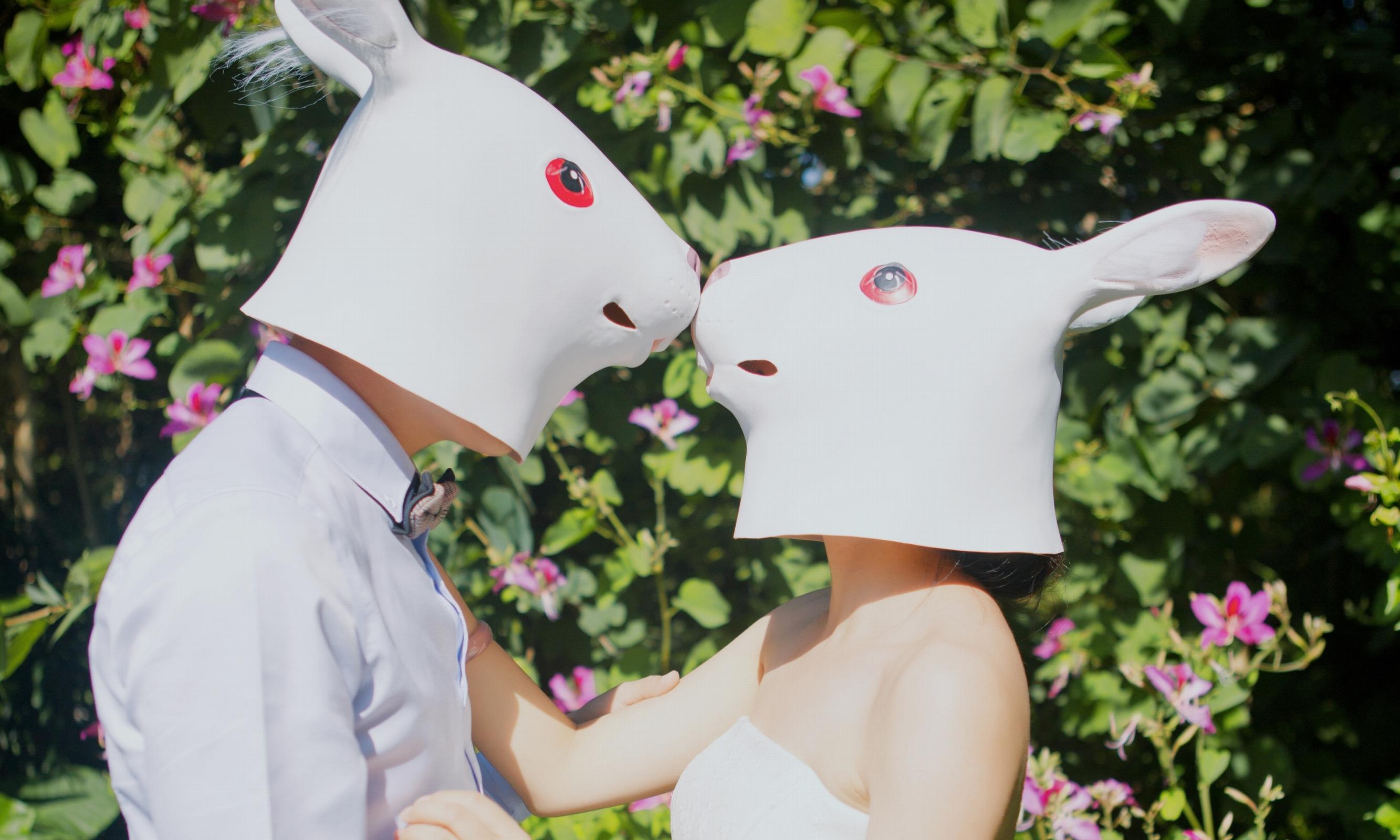 客人毛毛定制婚纱照