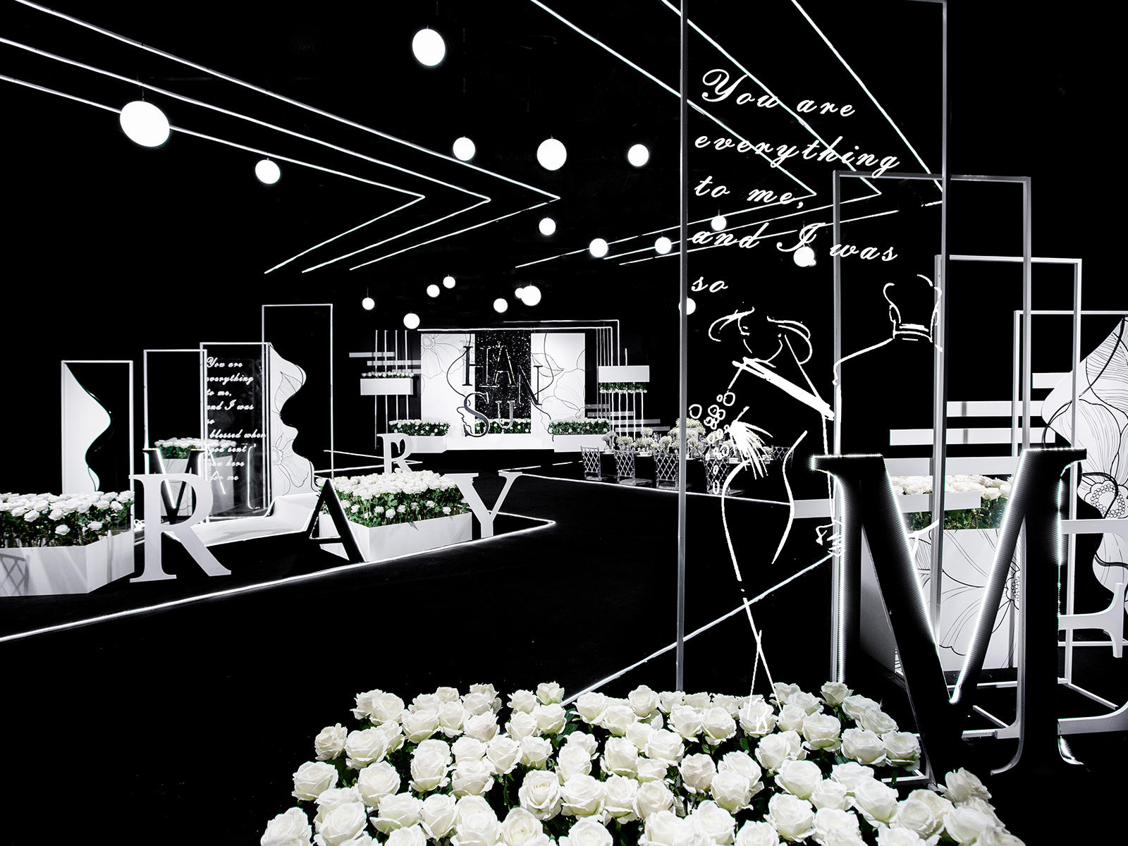 【蓝戒指婚庆】-- 极简风格+黑白色系+现代工业