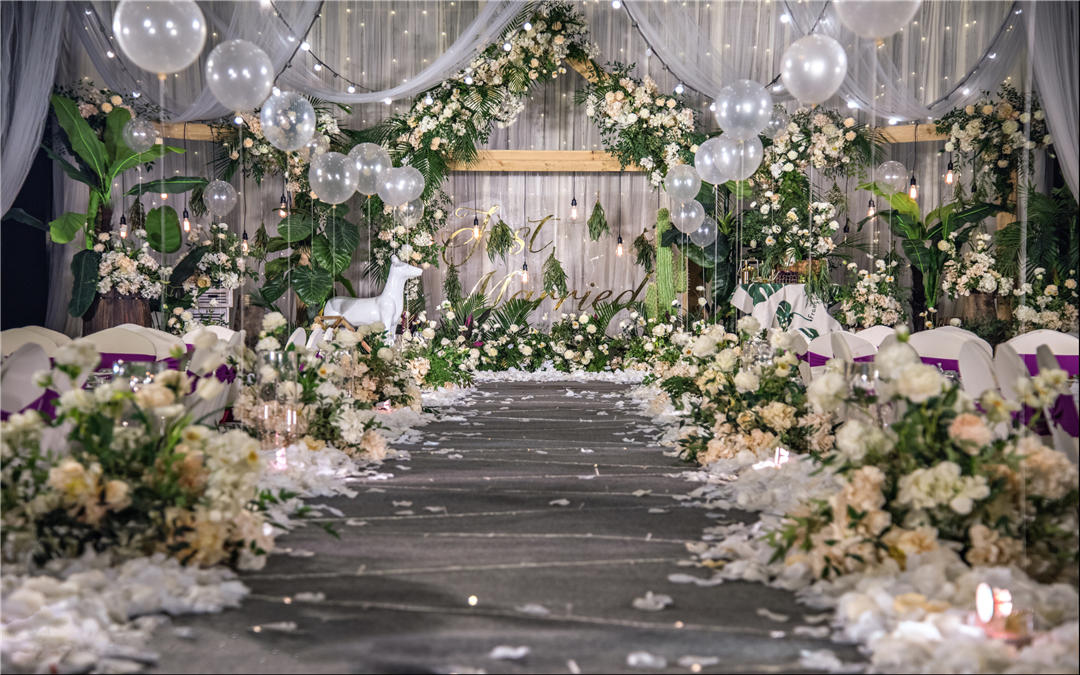 【诺言婚礼】皓月热门爆款花艺设计