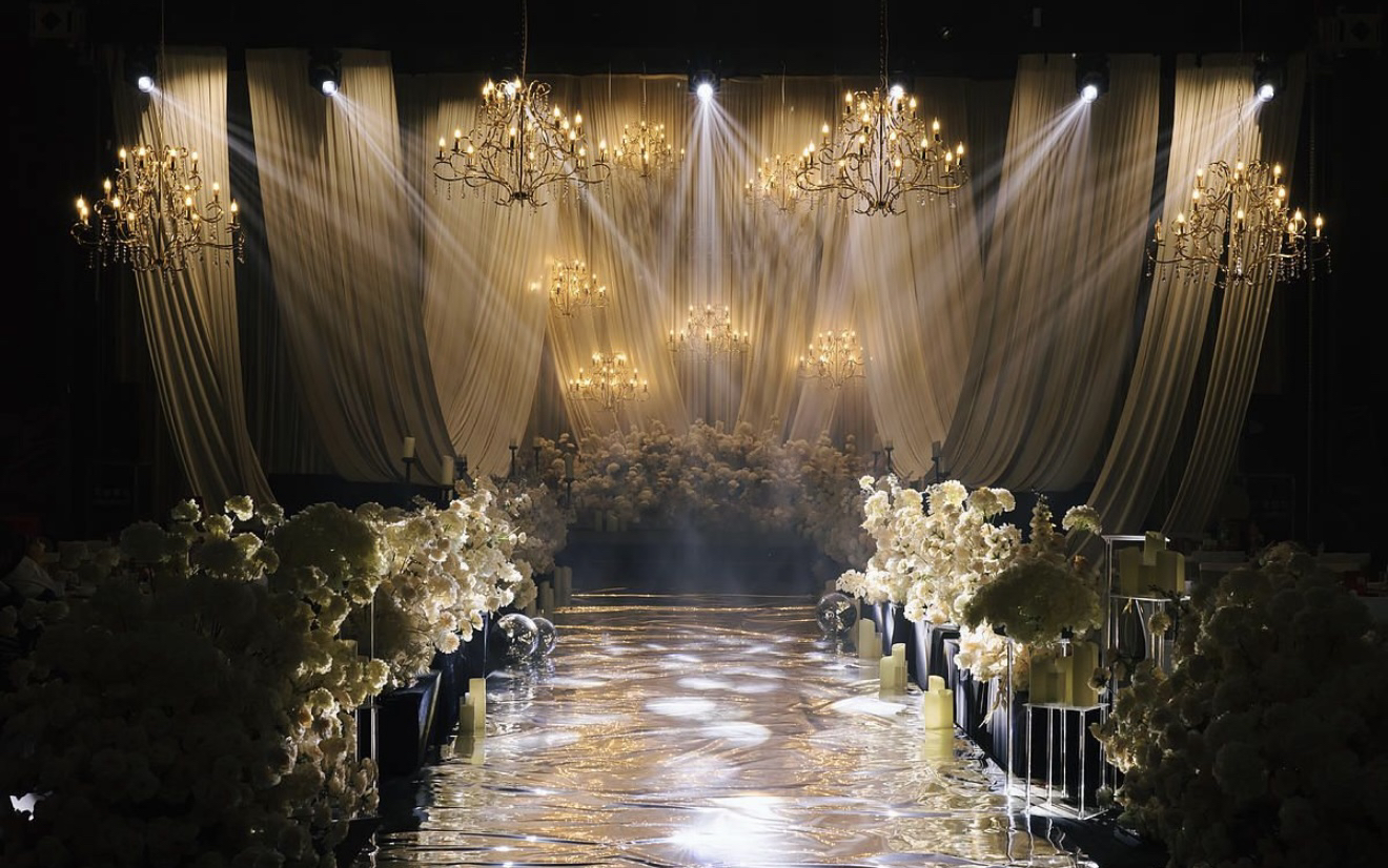 香槟色高级感酒店婚礼