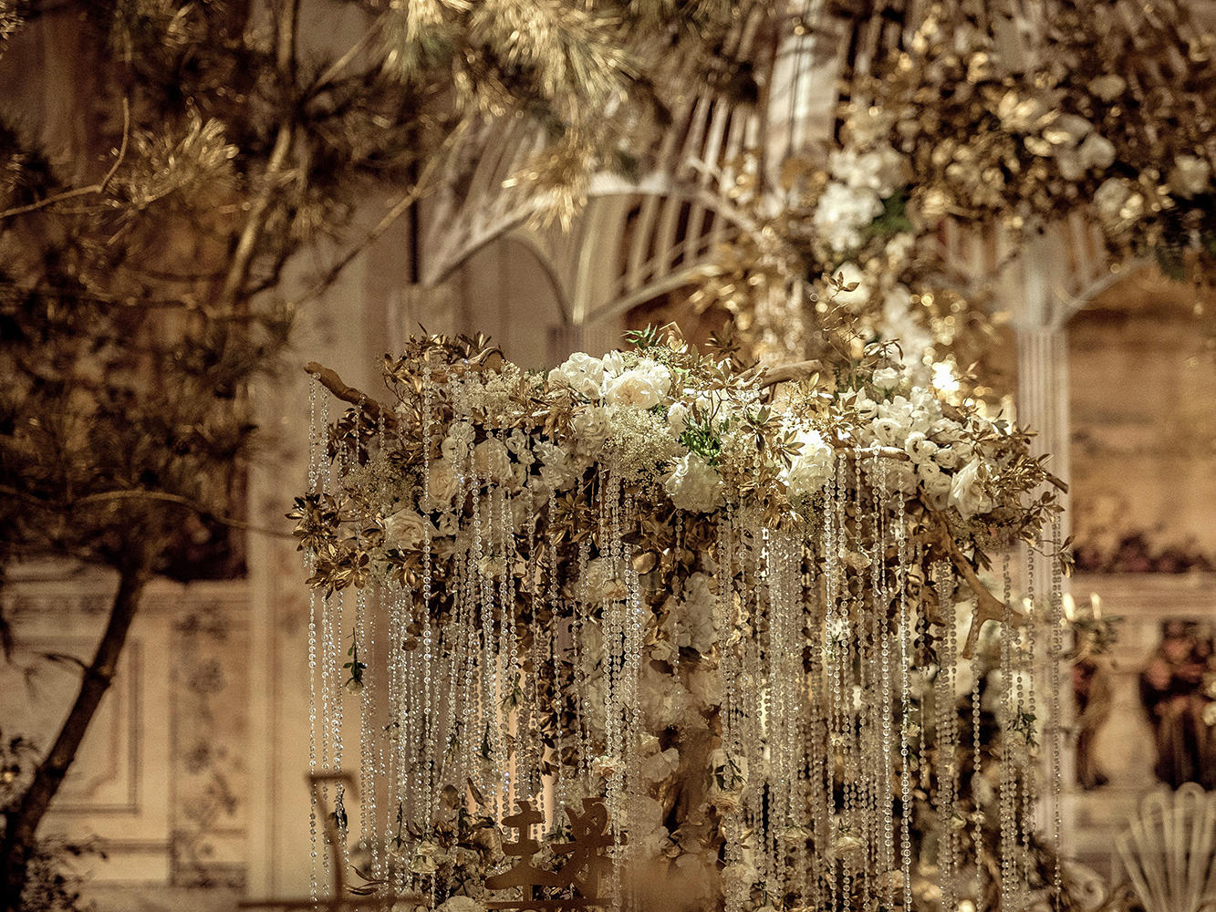 欧式城堡含人员&香槟色奢华中式婚礼·城堡婚礼