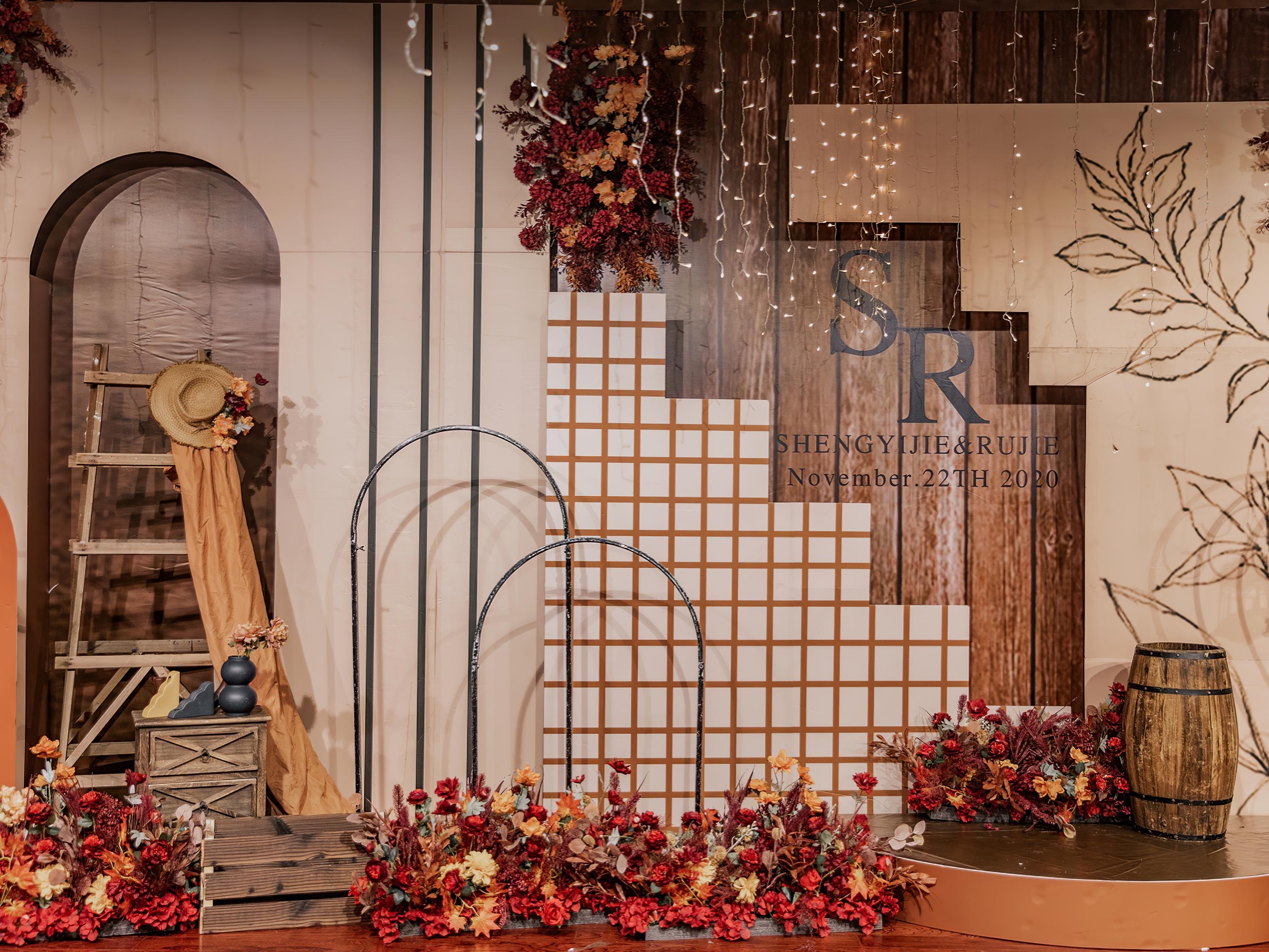 【屿霖婚策】焦糖色系复古风婚礼