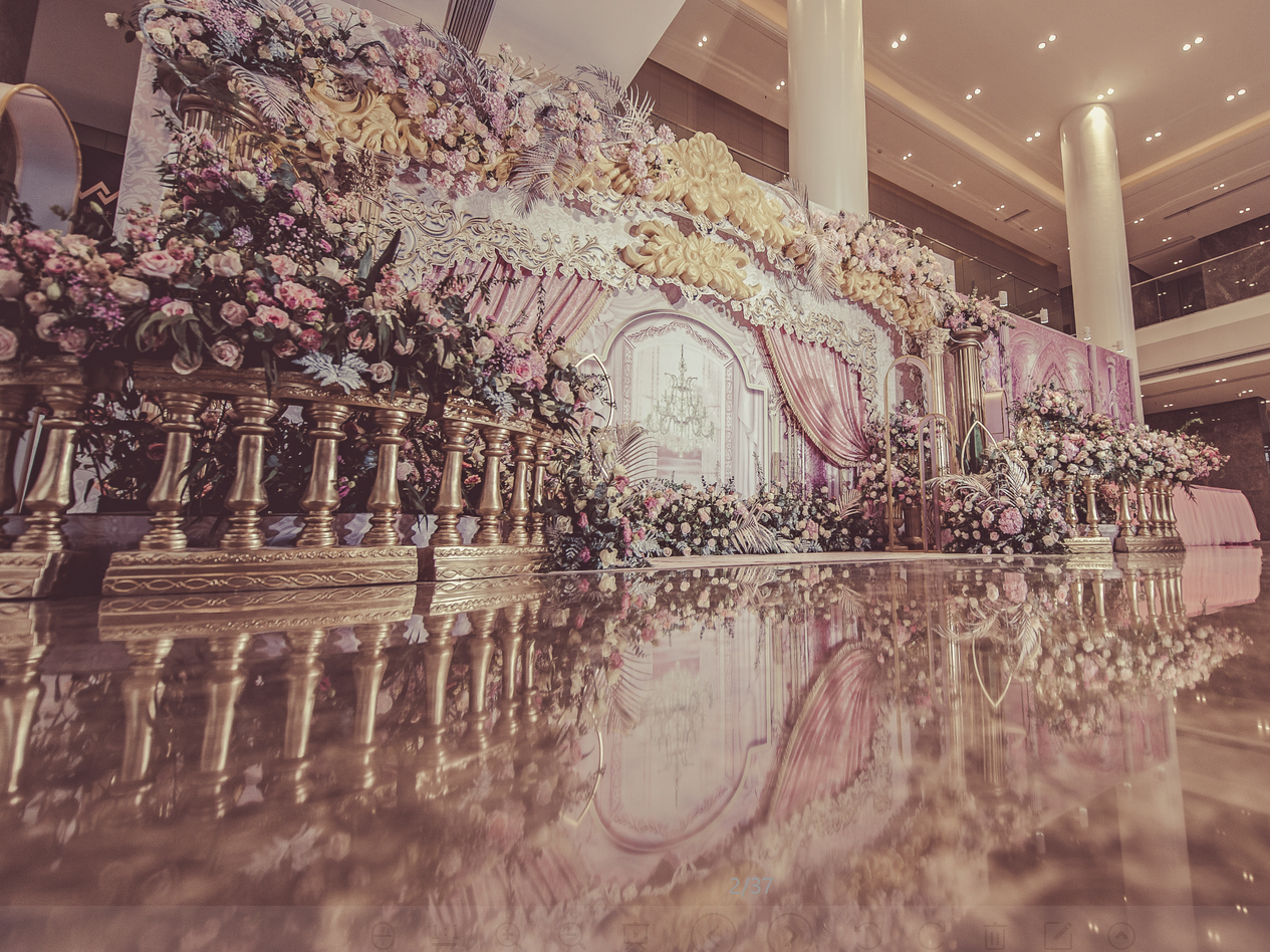 【场景布置】粉色轻奢婚礼
