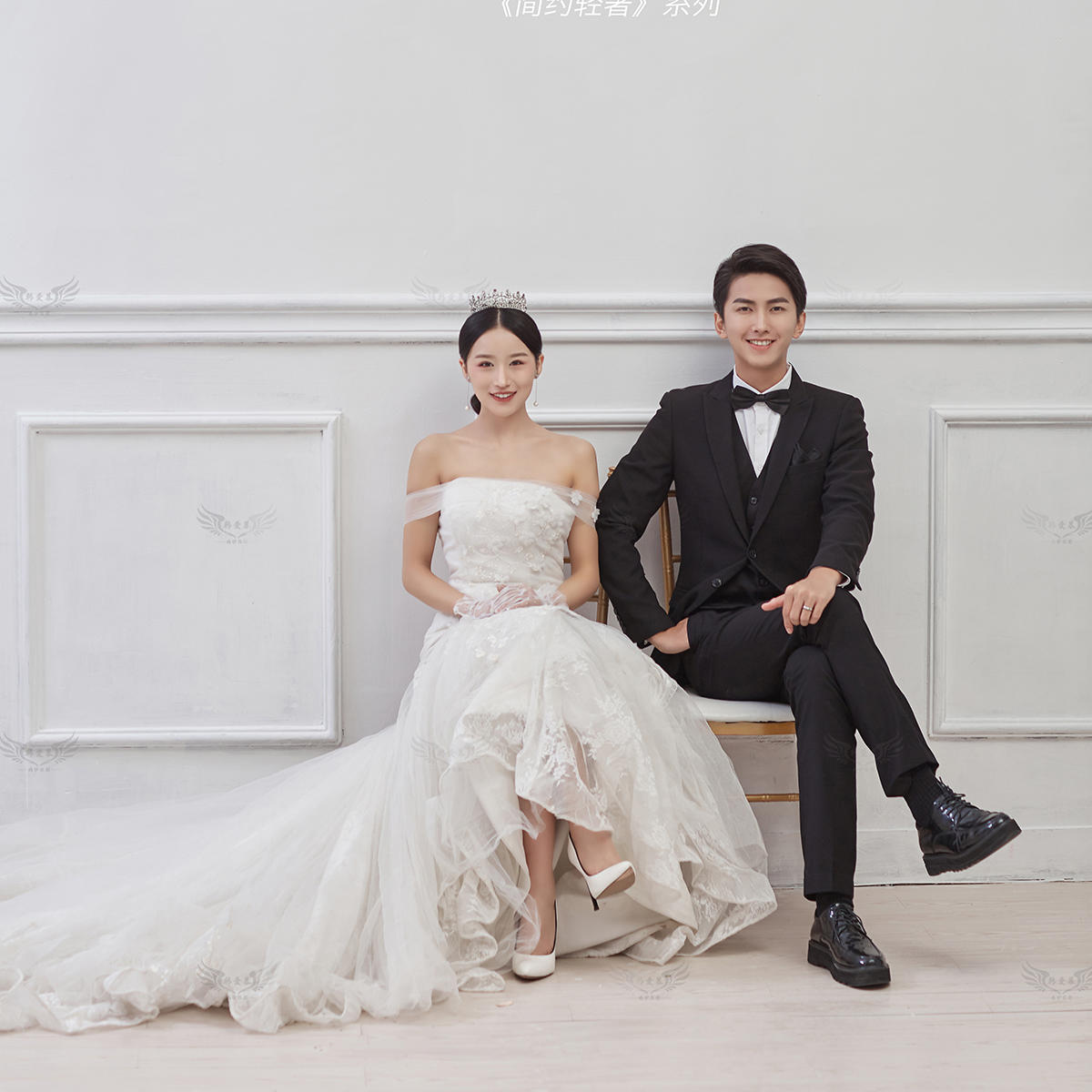 韩式简约婚纱照张家港婚纱摄影