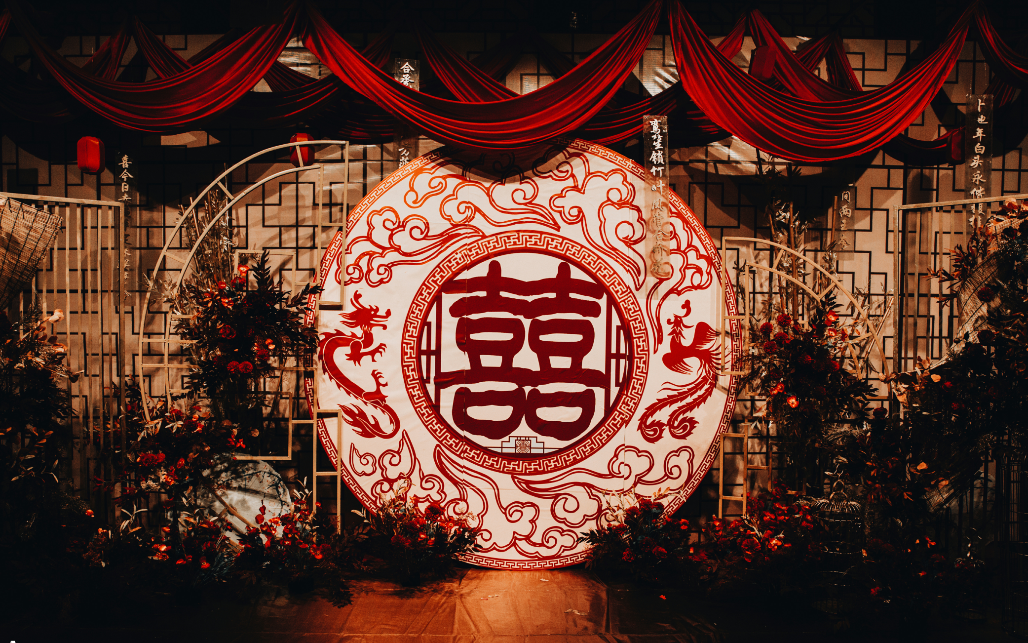 【大红中式】庄重传统的简约中式婚礼案例鉴赏