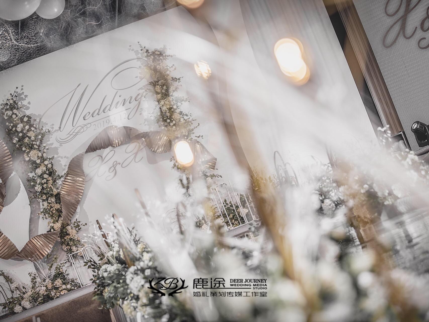 【鹿途】韩式高级灰气球主题婚礼
