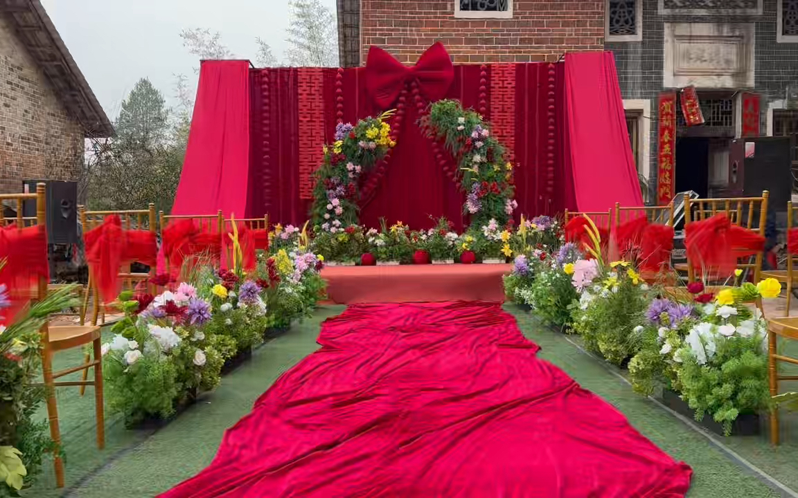 寧遠獅子嶺村戶外婚禮