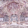 6万颗水晶整体造景 4万支高定花艺渲染 梦幻婚礼