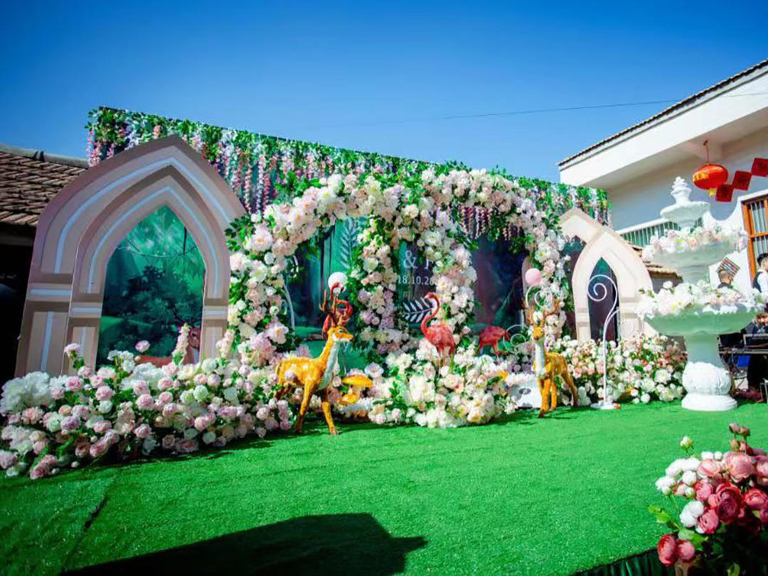 室外、庭院森系小清新婚礼