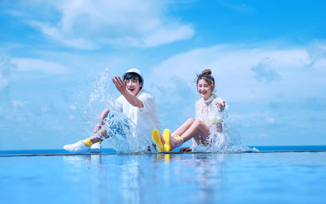 北海蜜月旅拍婚纱照 热门网红拍摄 打卡摄影基地