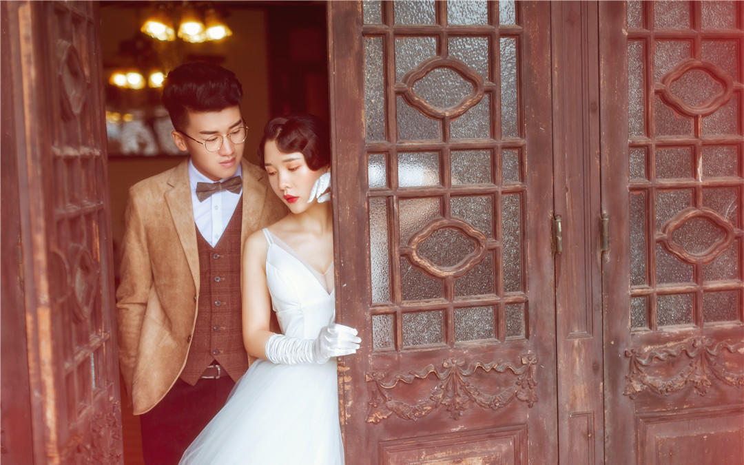 花禾森系A套餐专业技术团队高端时尚个性定制婚纱照