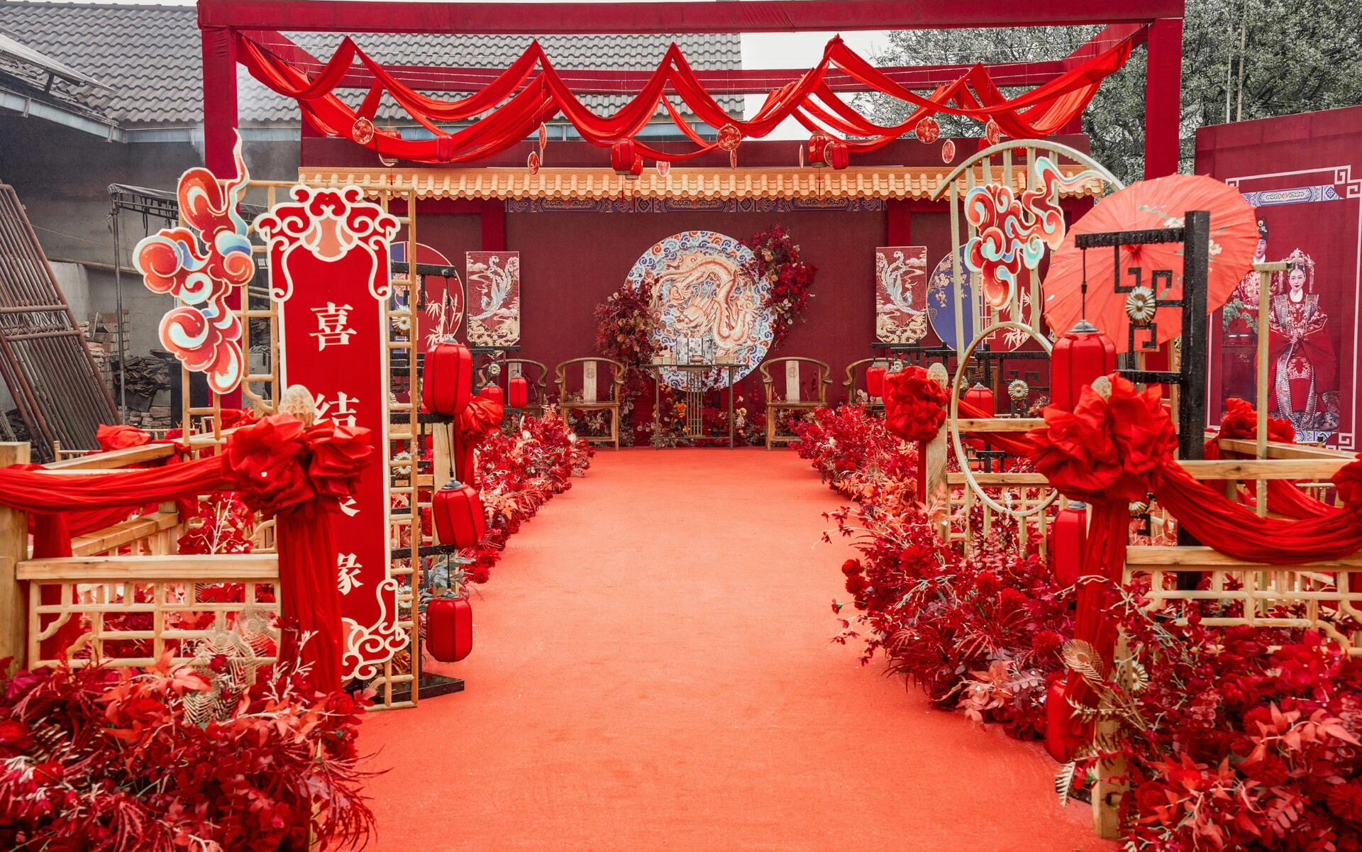 農村中式喜宴，傳承古典婚俗之美