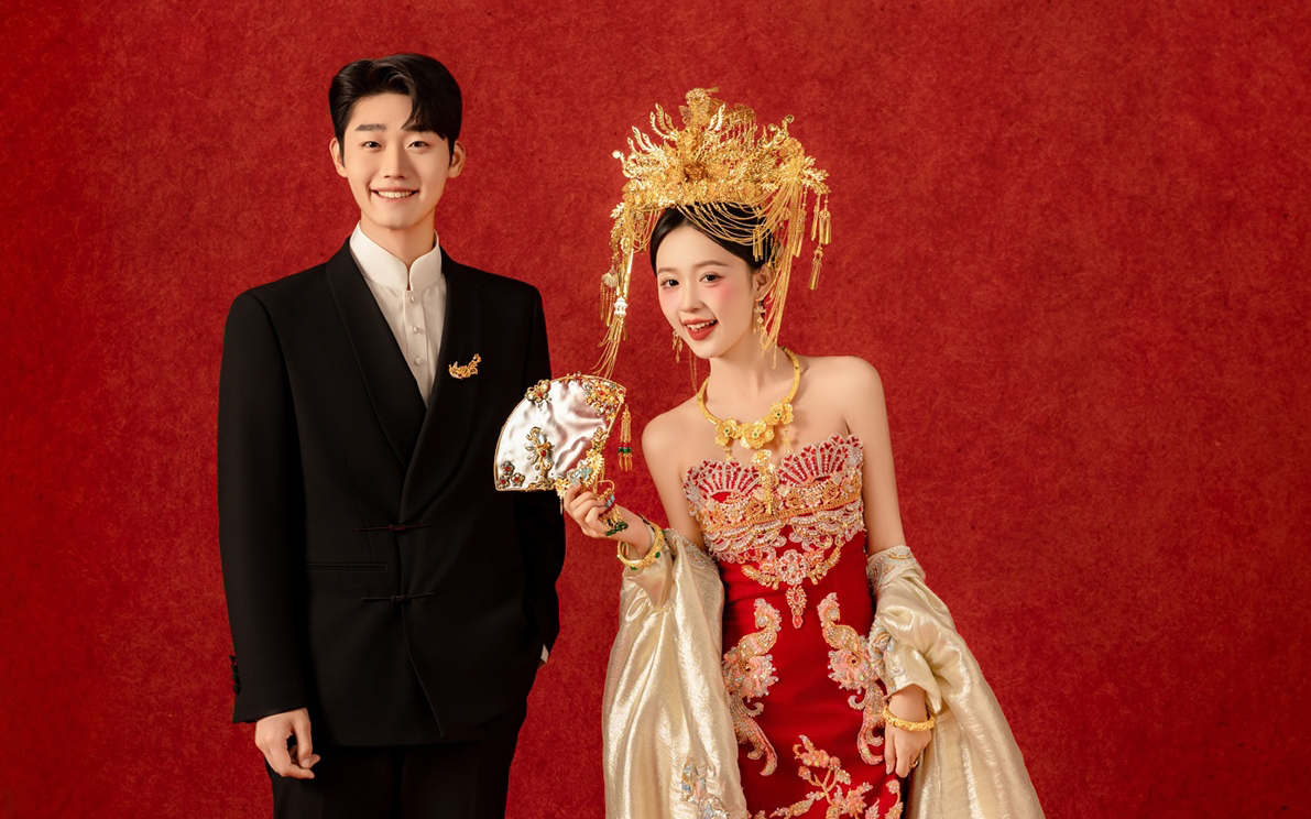 显贵必拍❗❗长辈们都夸爆的中式婚纱照🏮 