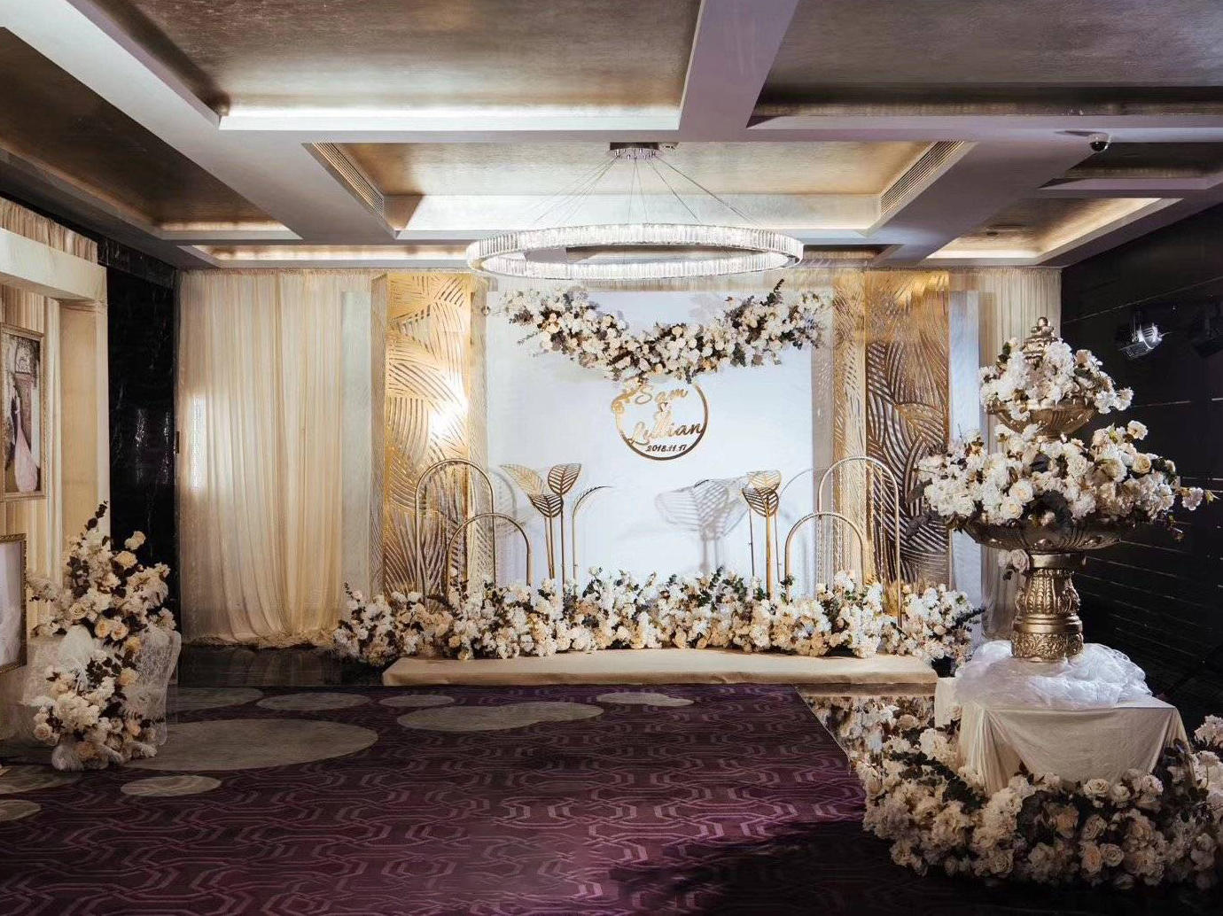 永康高性价比婚礼｜香槟典雅婚礼套餐送四大金刚