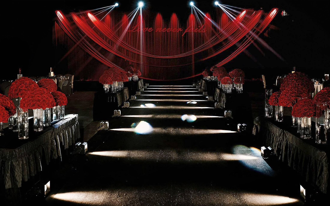 【圣菲婚礼】红黑ins极简风