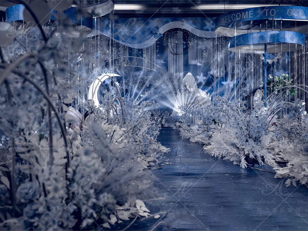 【ALAN婚礼定制】ins风蓝色星空主题婚礼定制