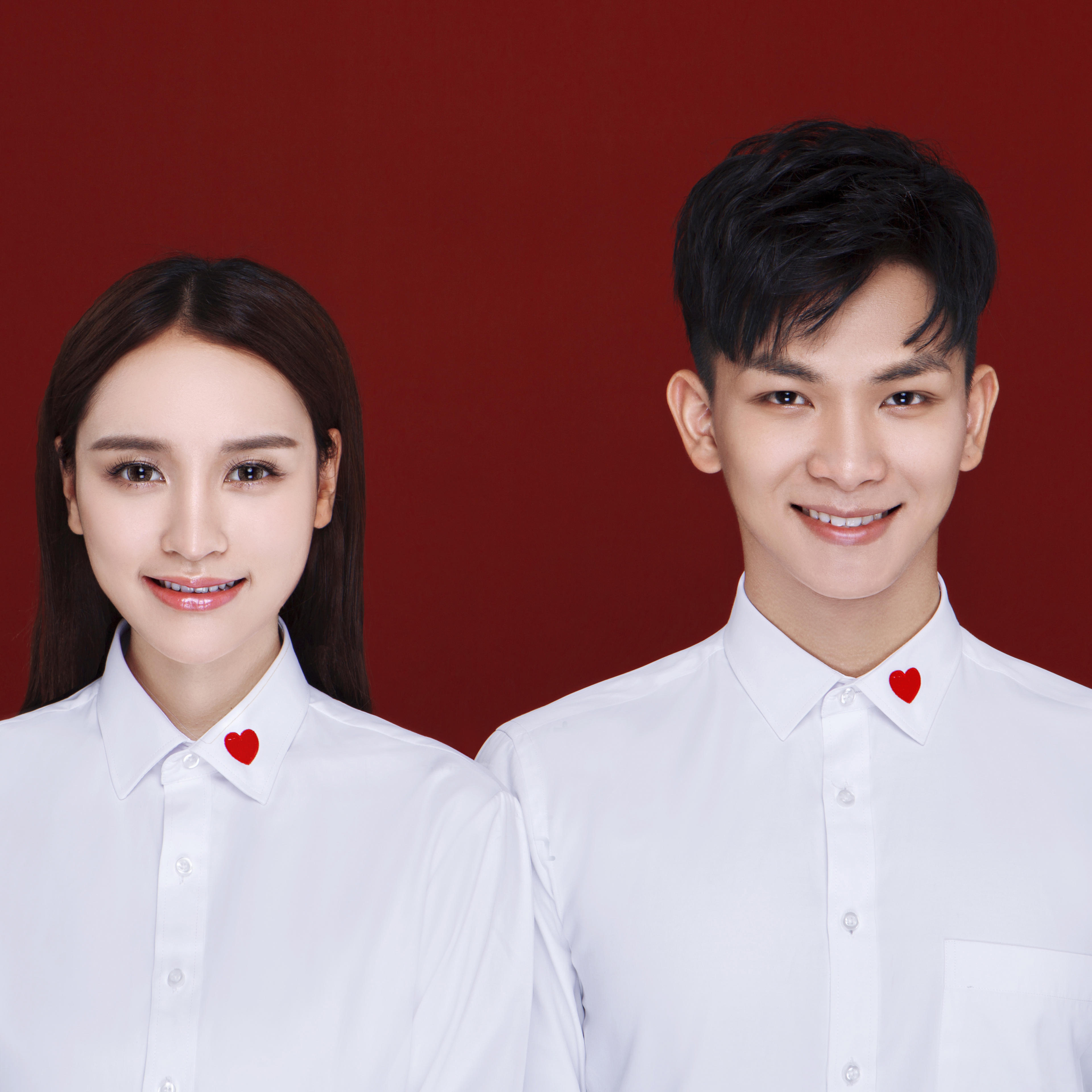 [精致美妆结婚登记照] 登记照 亲密照 领证