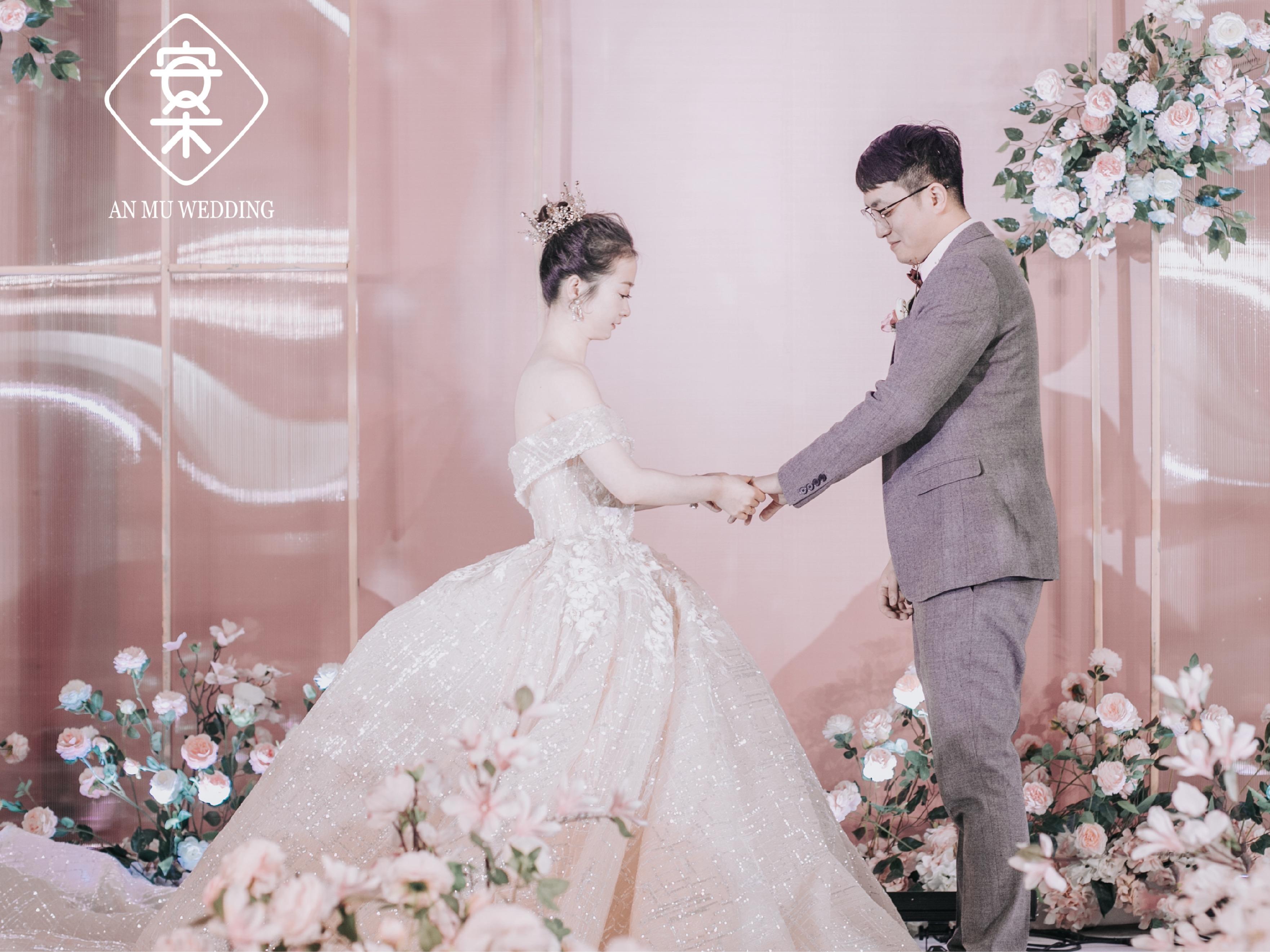 1OO%原创还原【安木婚礼】粉色厂房婚礼