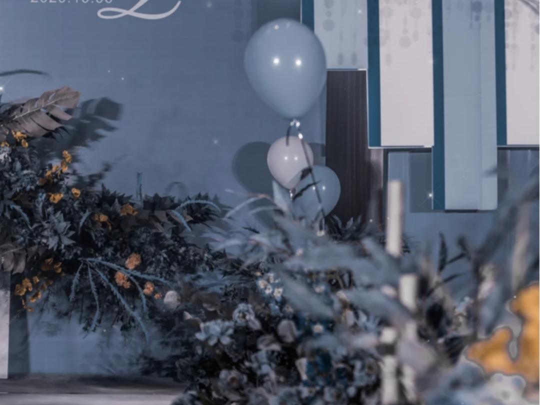 阳新/印象婚礼/婚礼中一抹高级蓝