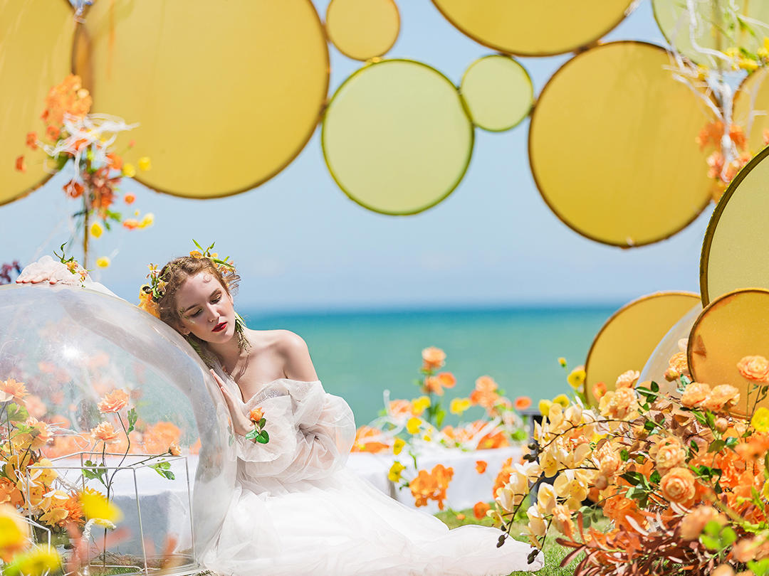 【秋の物语】草坪婚礼+婚礼布置+五大金刚+婚纱