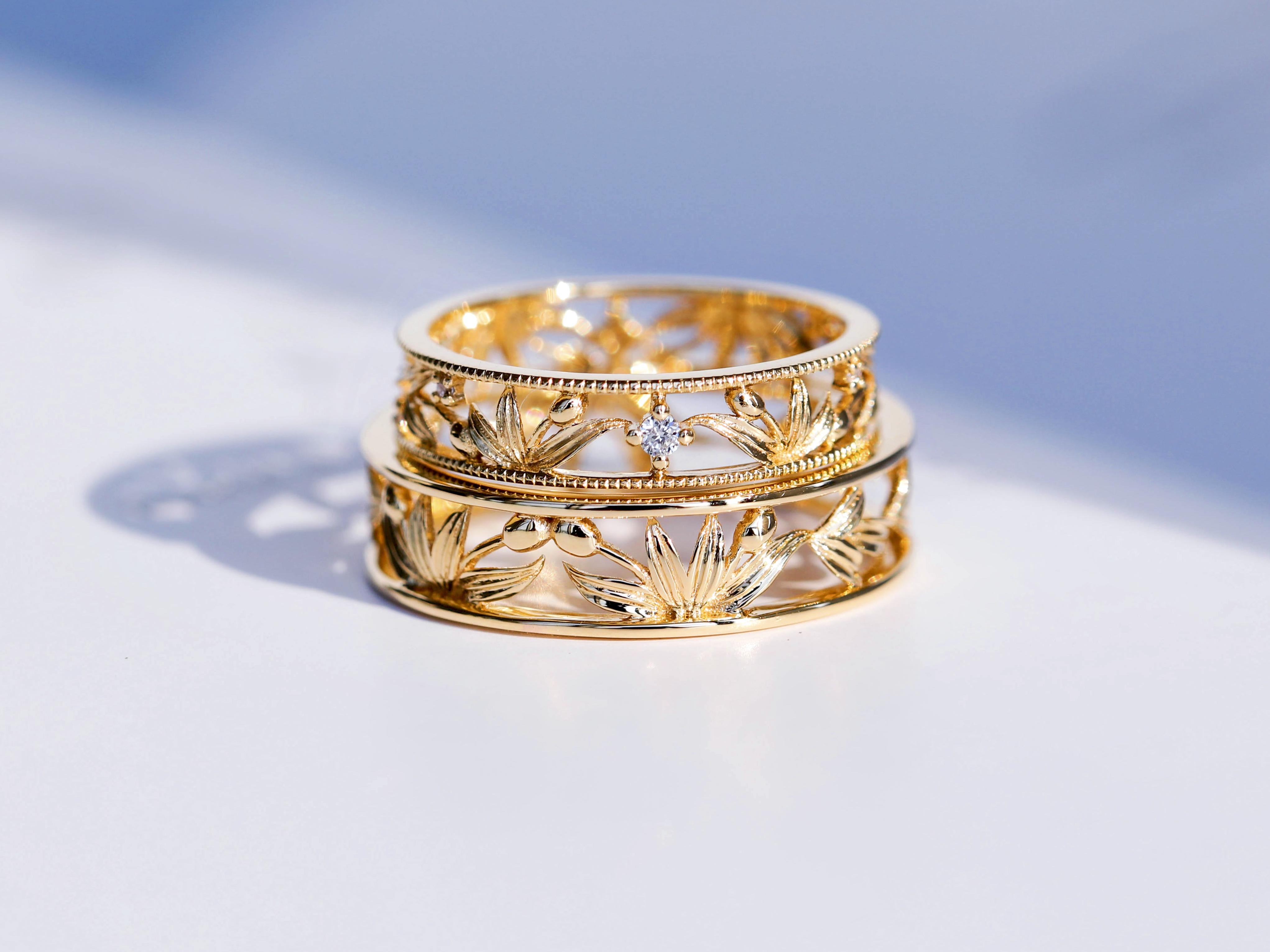 Eros店长推荐款|镂空情侣对戒