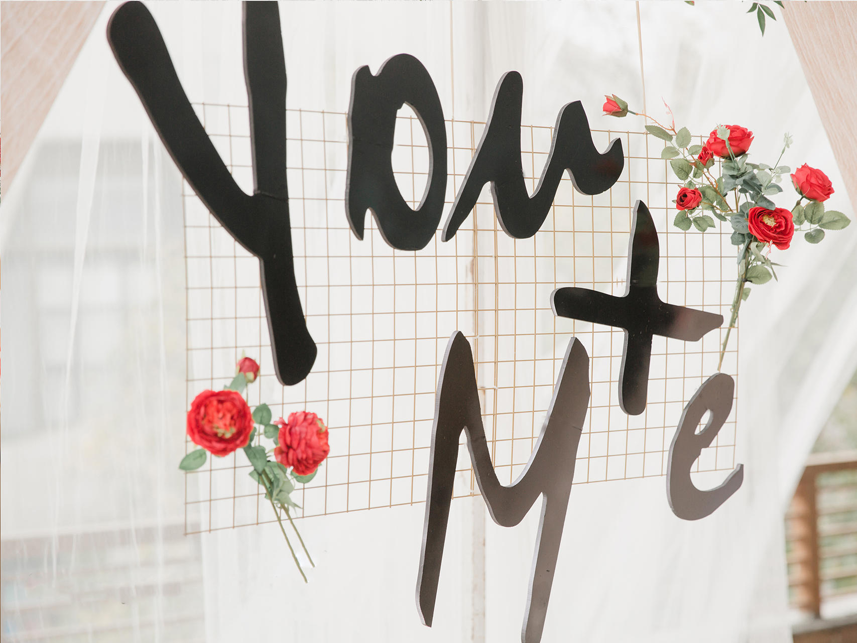 【暖春特惠送督导】橙绿色户外婚礼/全场鲜花/