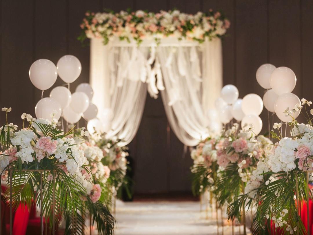 庆阳金铂爵清新脱俗小预算室内婚礼