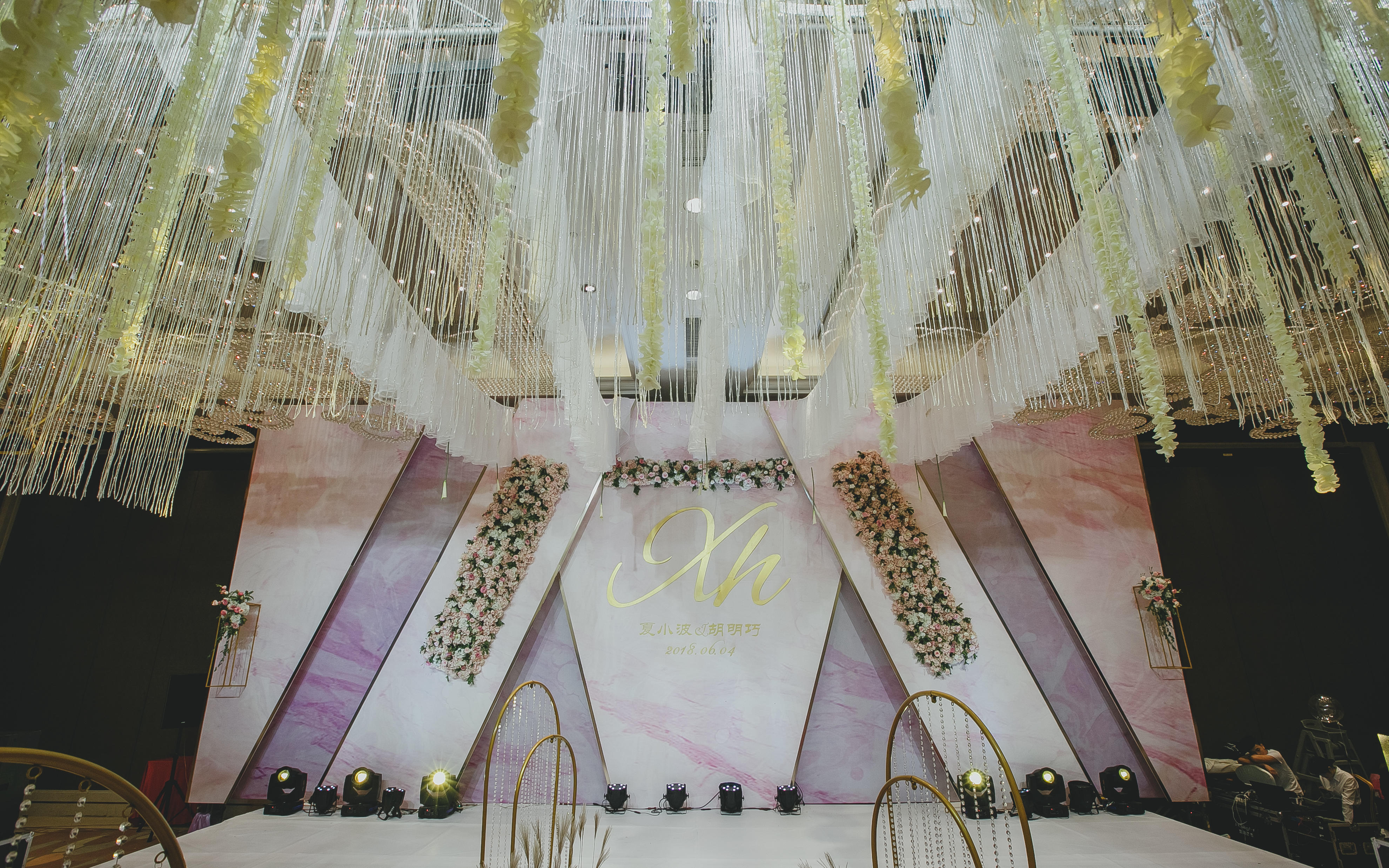 喜缘婚礼作品--粉蓝色系婚礼