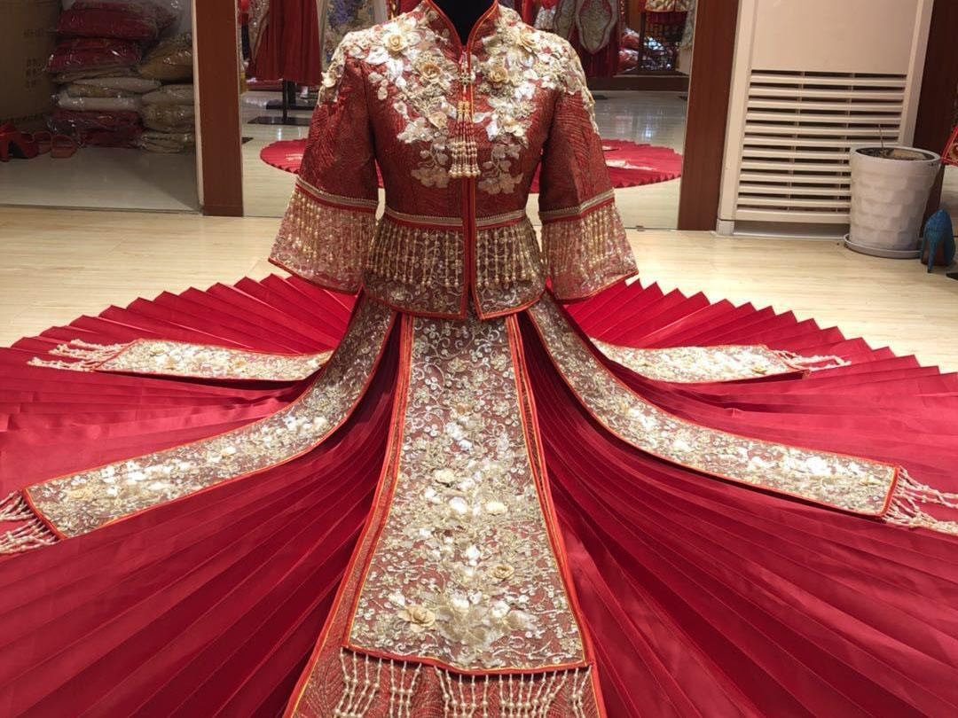 【MEET YOU遇见婚纱】新款经典缎面简约款婚