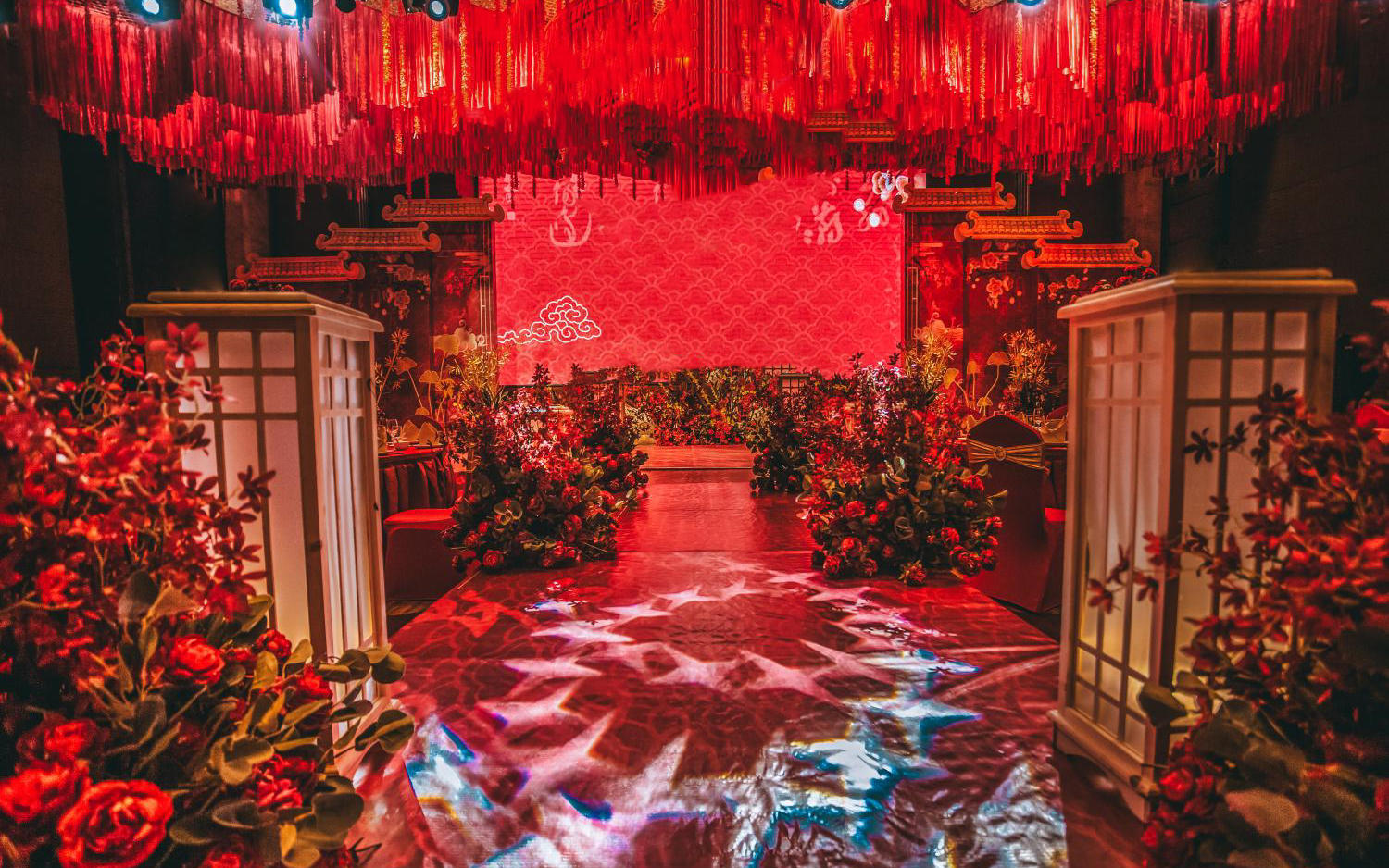 云中月·国潮新中式婚礼布置