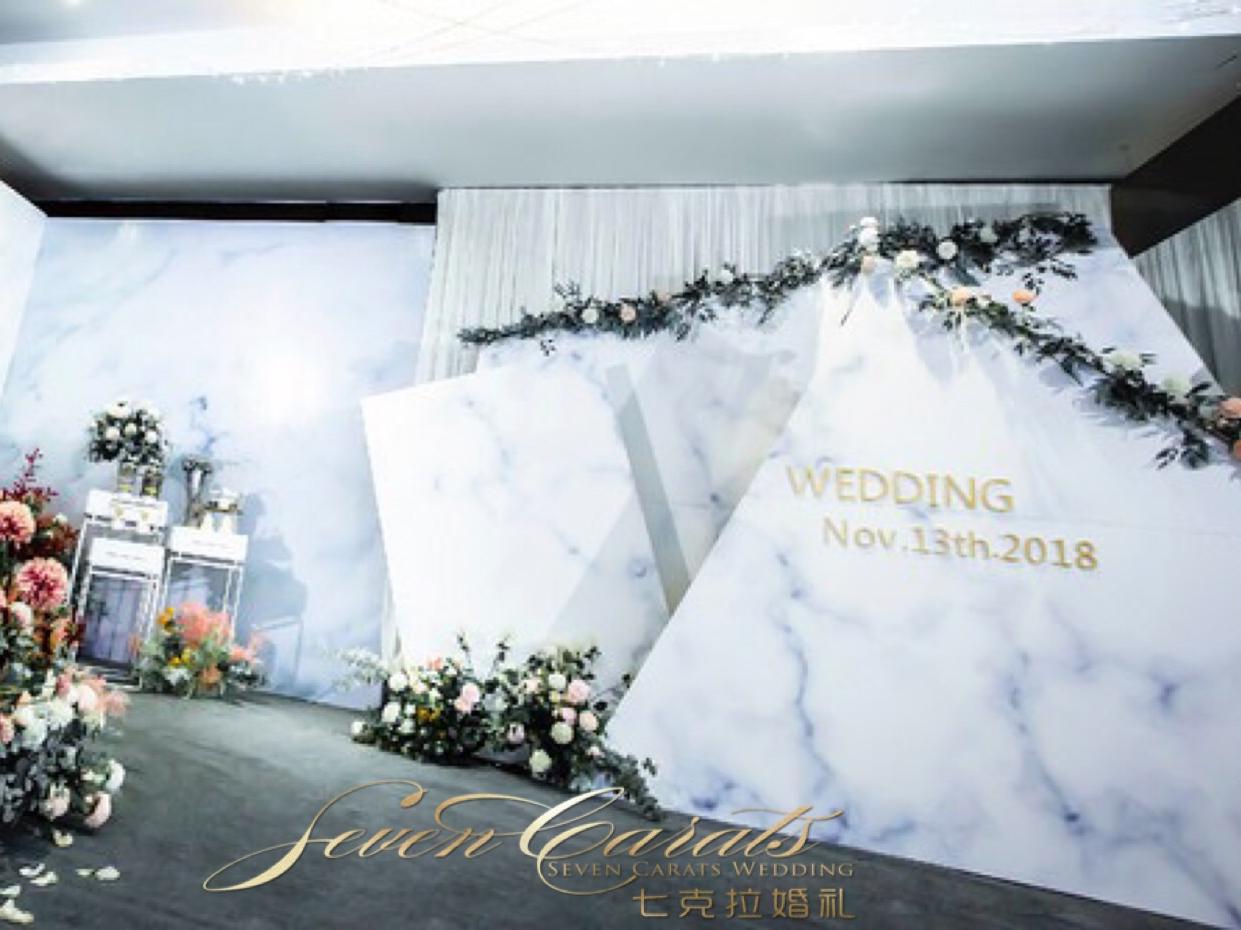 7克拉婚礼家大理石ins网红系列
