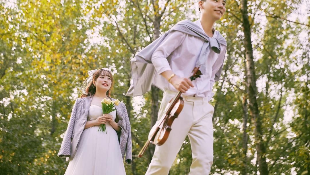 吹爆全网的小清新婚纱照【全新分享】