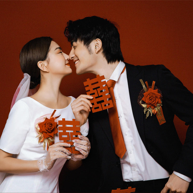 甜蜜而高级的喜嫁婚纱照！
