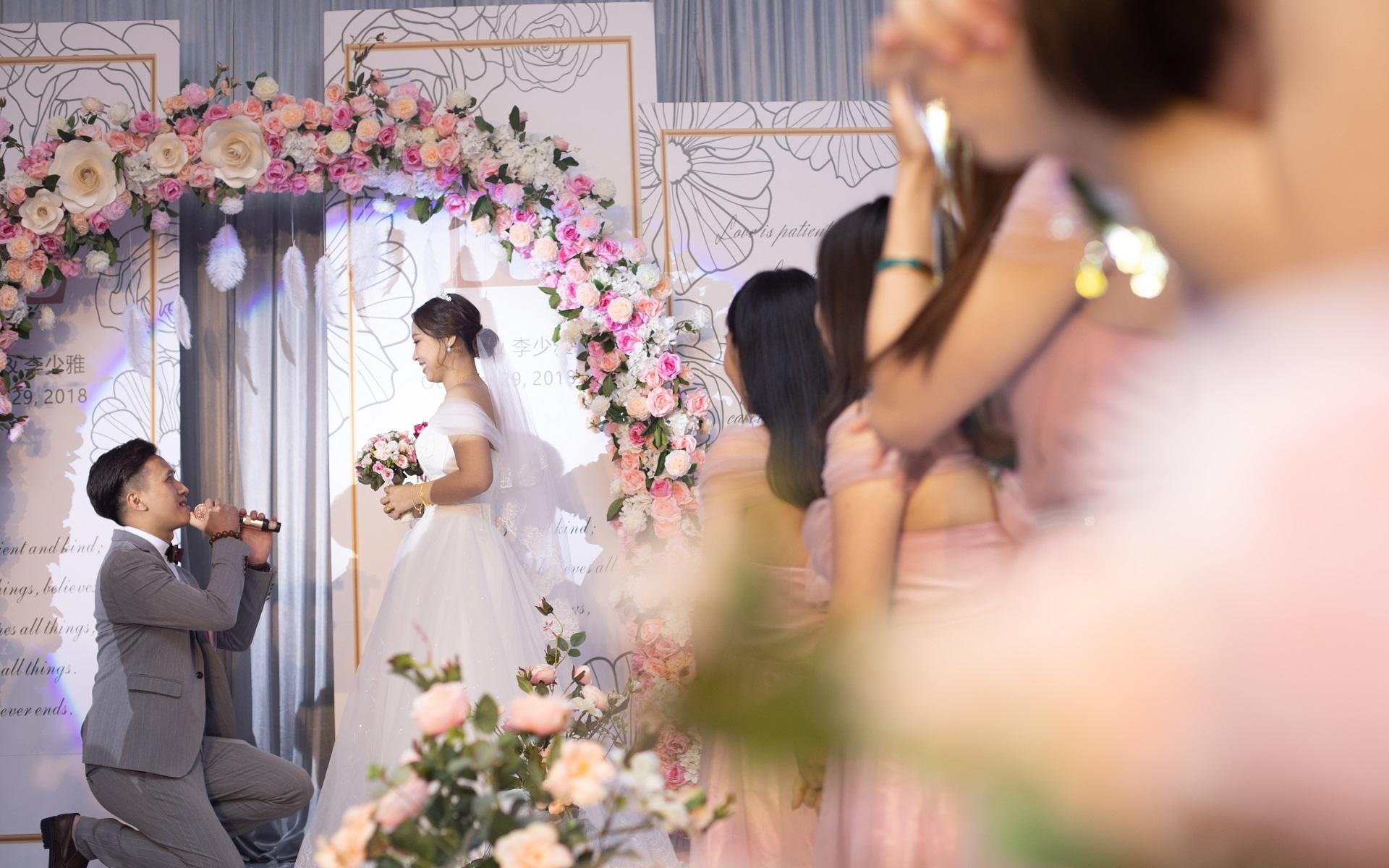 【唯伊婚礼】钜划算/香槟粉//银（西式高雅唯美）