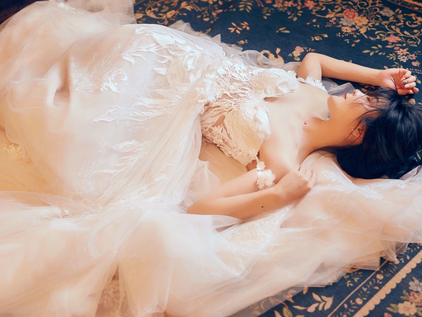 【限定优选三件套】绝美齐地纱