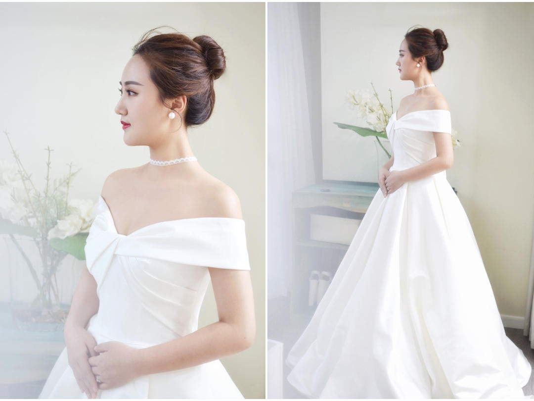 人气特惠婚纱礼服三件套+资深化妆师市内午宴跟妆