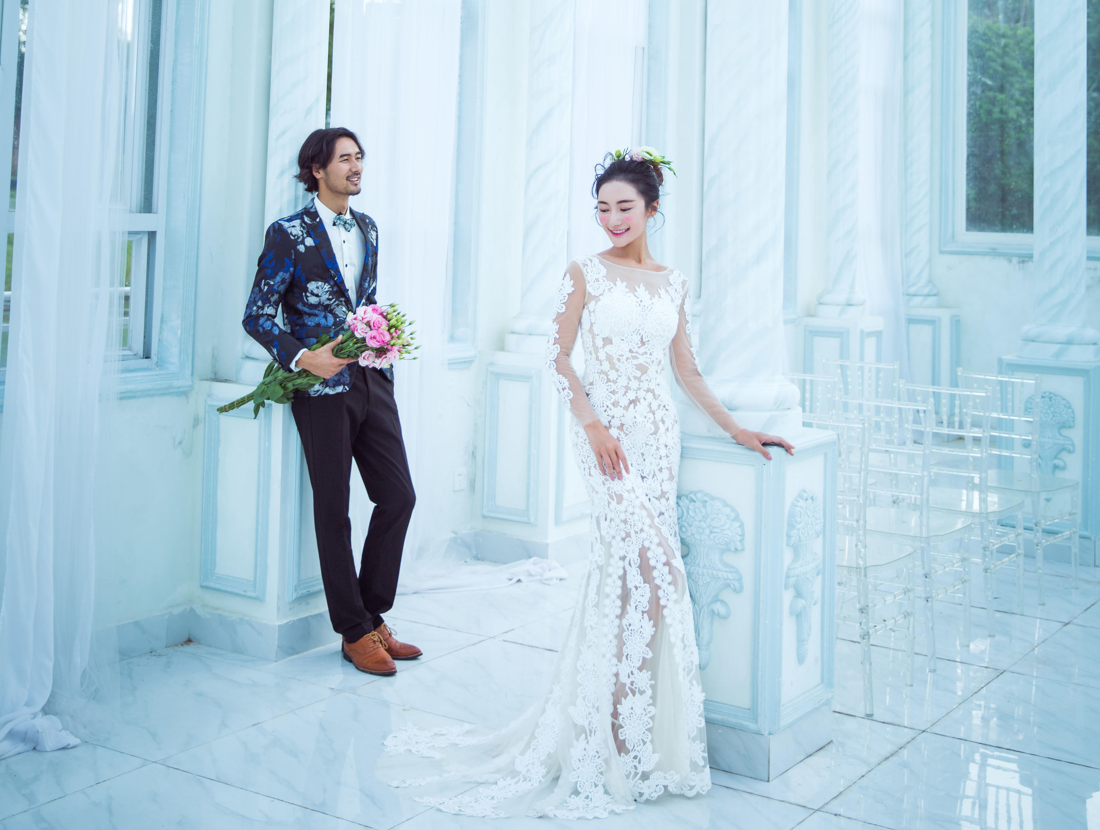 上海高定婚纱_上海女王高定婚纱摄影