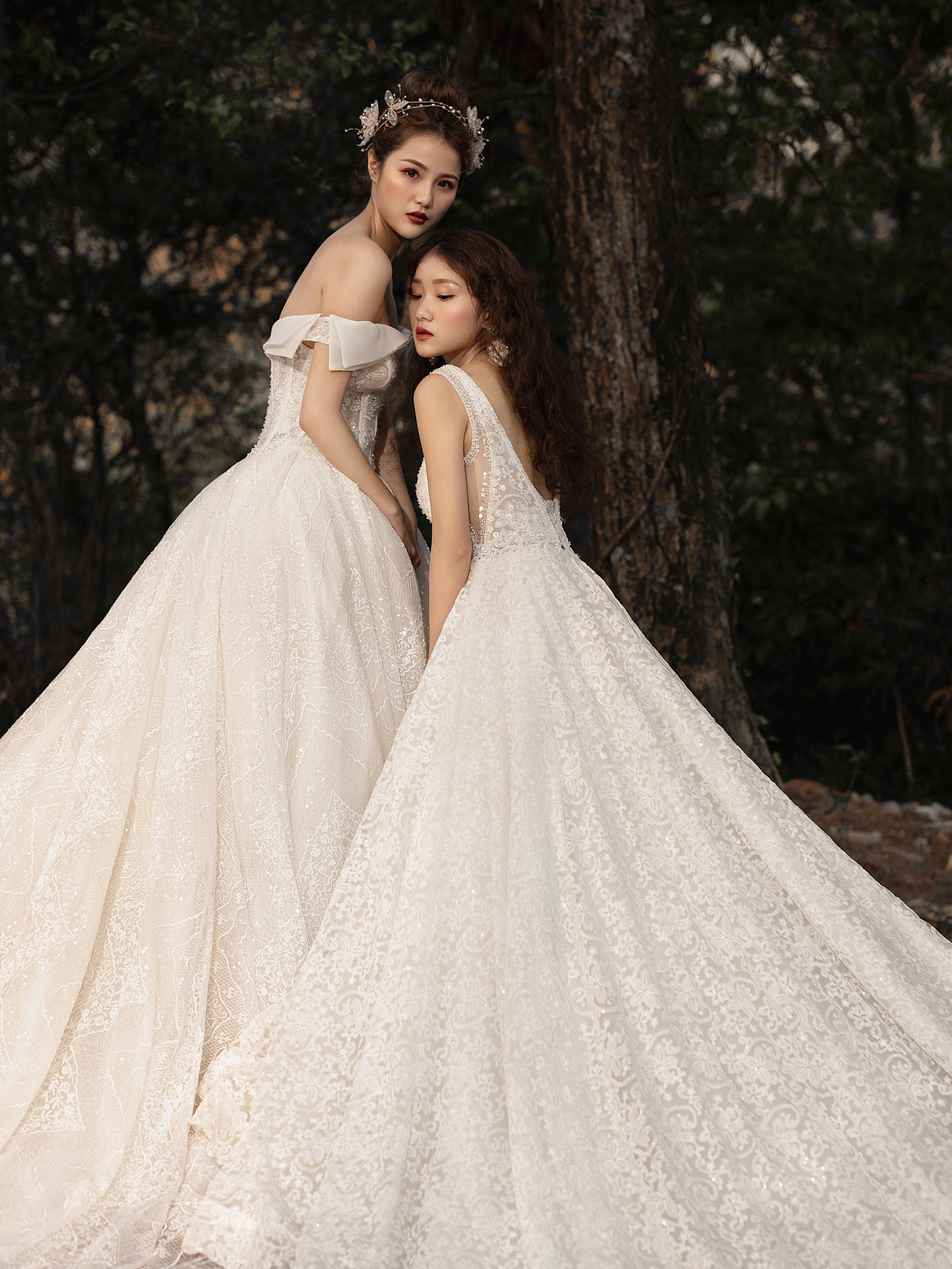 【2020热卖】仙女梦幻礼服 三件套+任意伴娘服