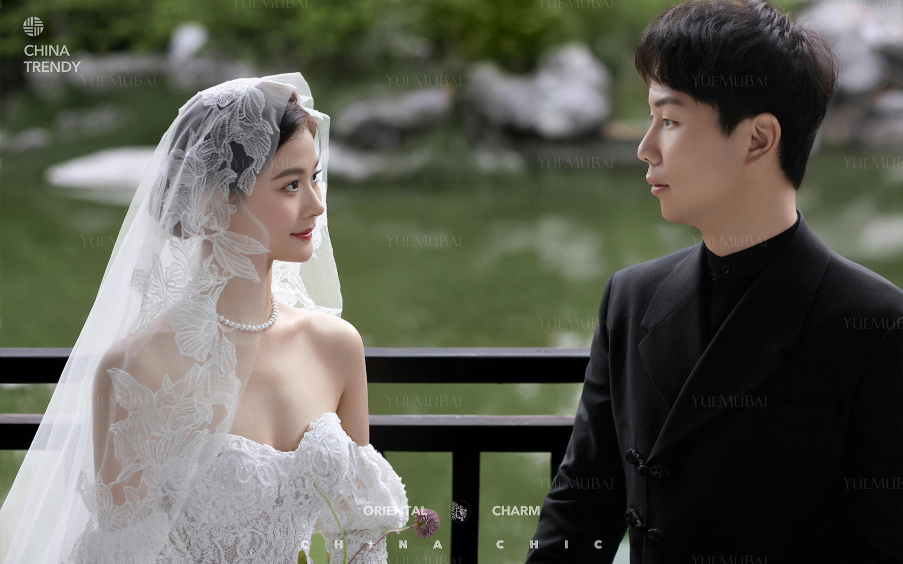 客片分享 | 东方美学下的园林婚纱照