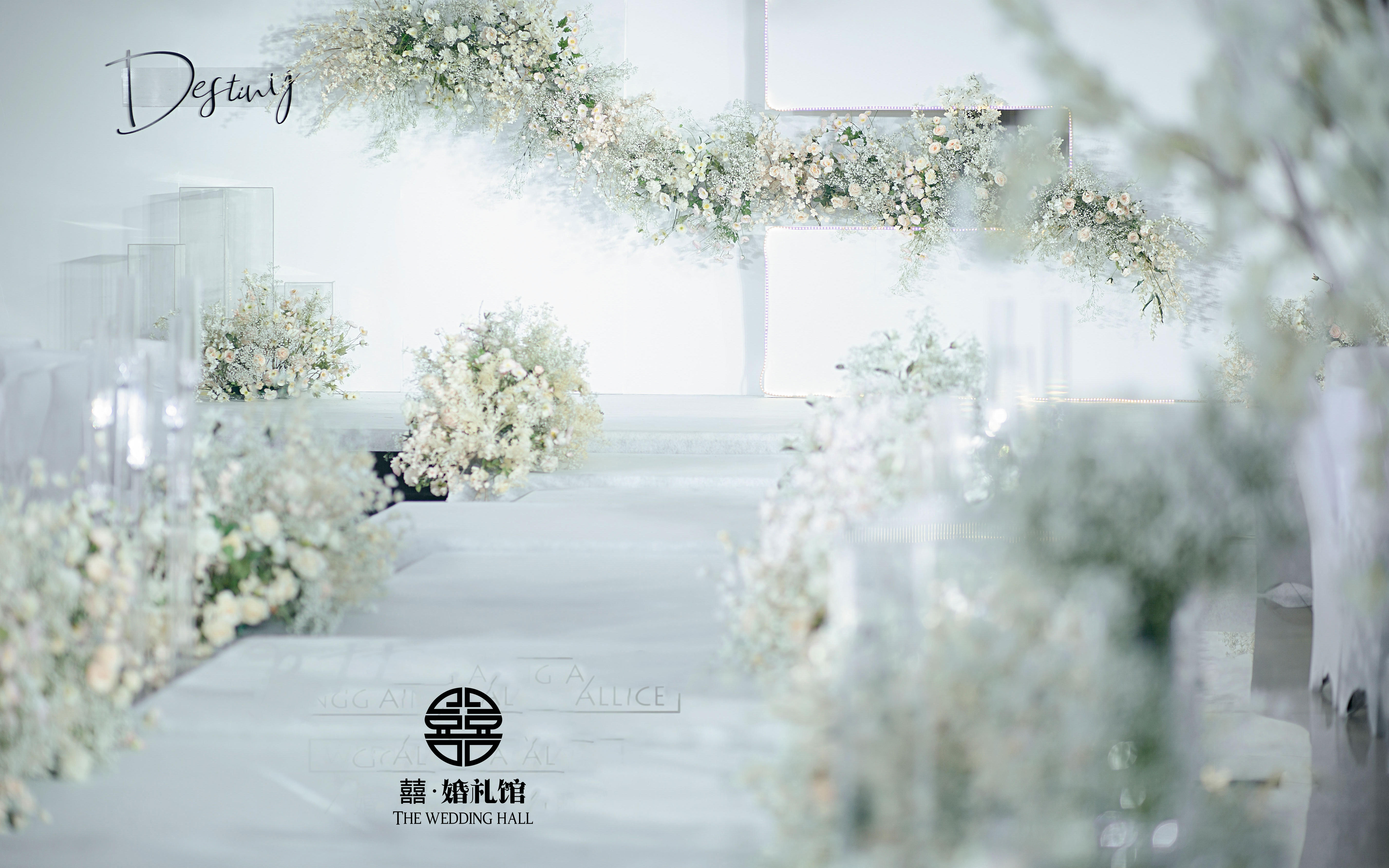 海南囍  婚礼馆--室内婚礼布置套餐韩式简约婚礼
