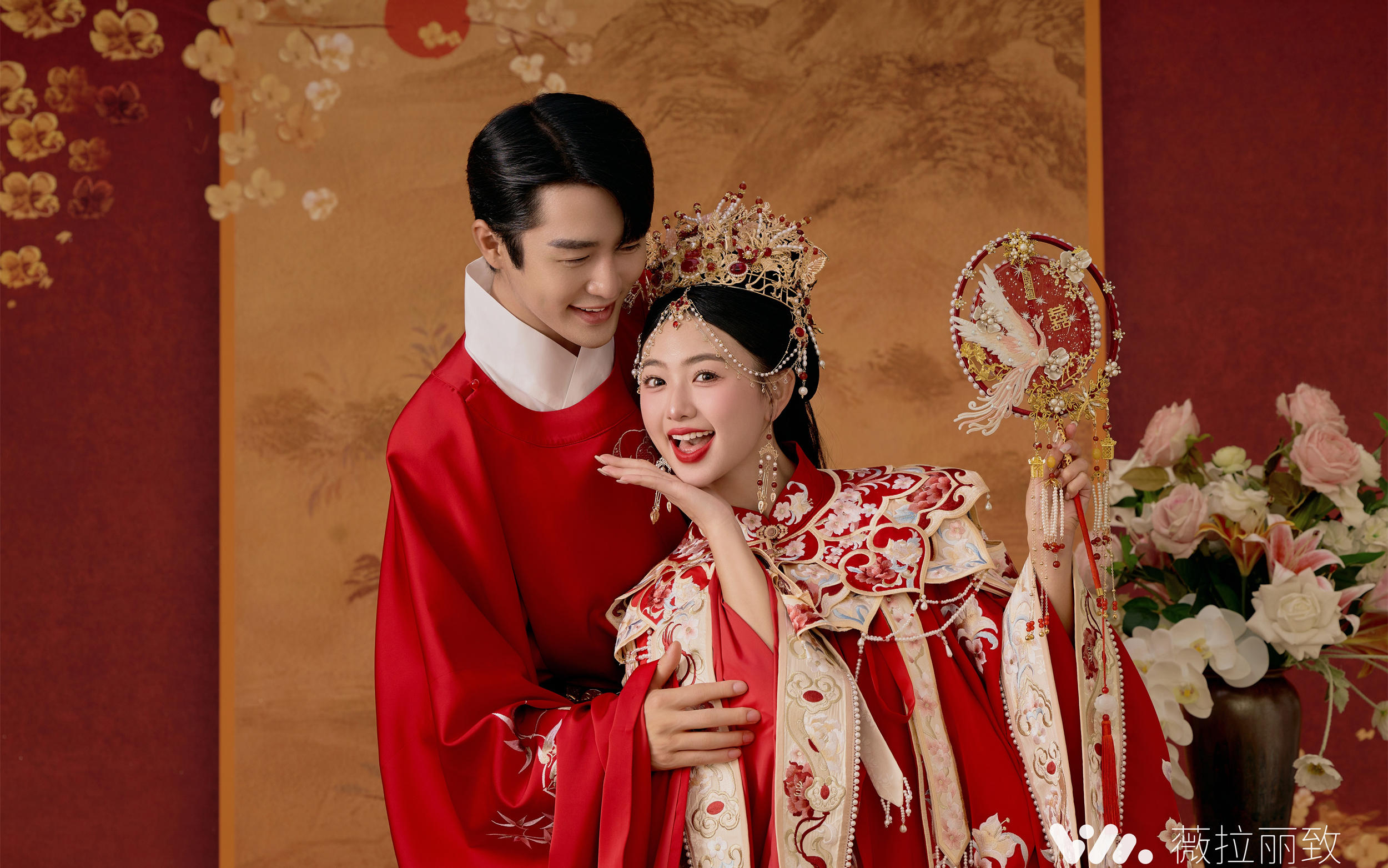 减龄王炸！不愧是被00后追着问的汉服婚纱照