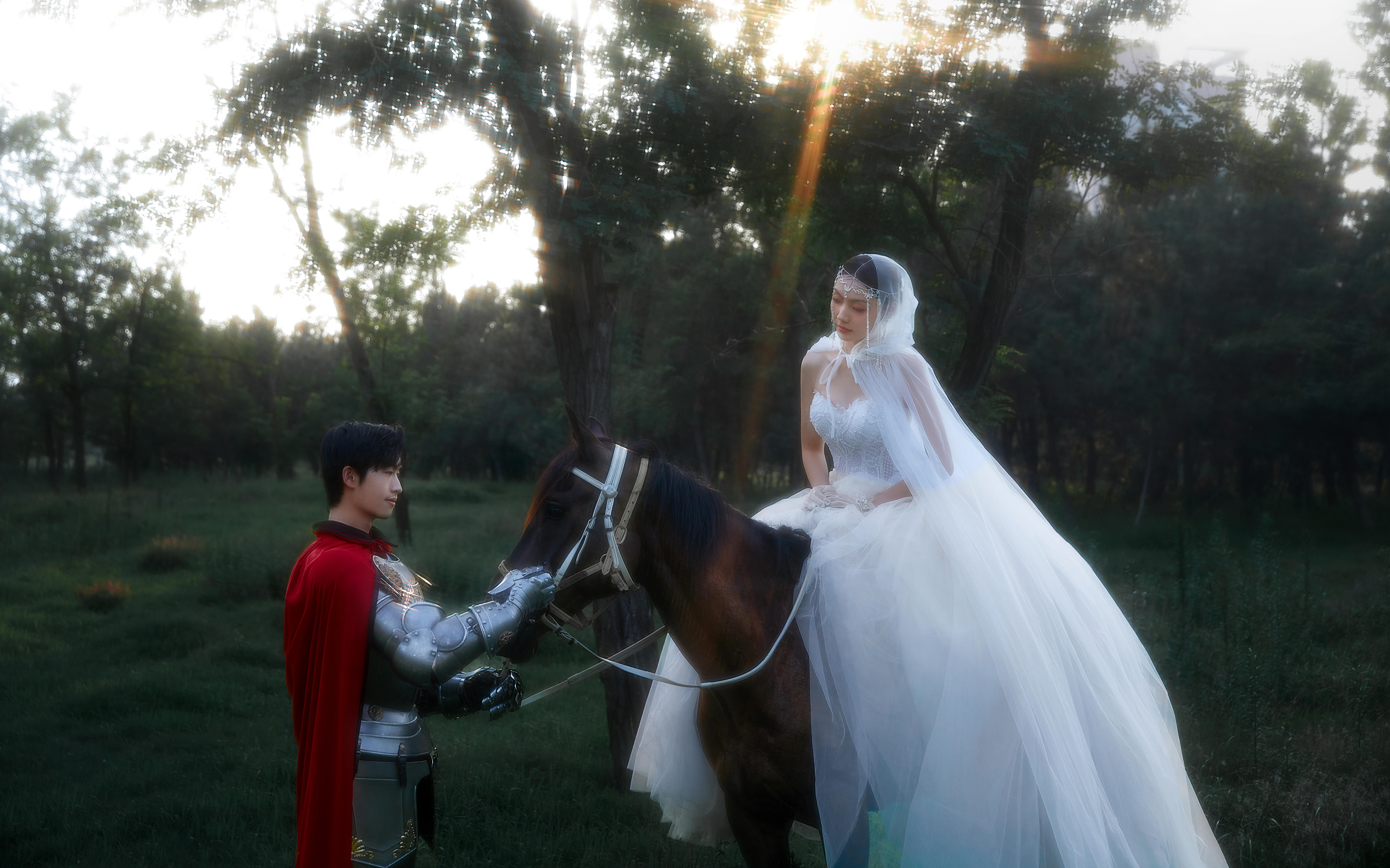 和脑公拍的骑士风婚纱照，火爆了我的朋友圈