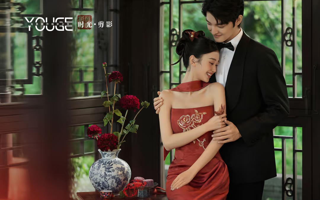 【优格】新中式园林婚纱照优雅到骨子里