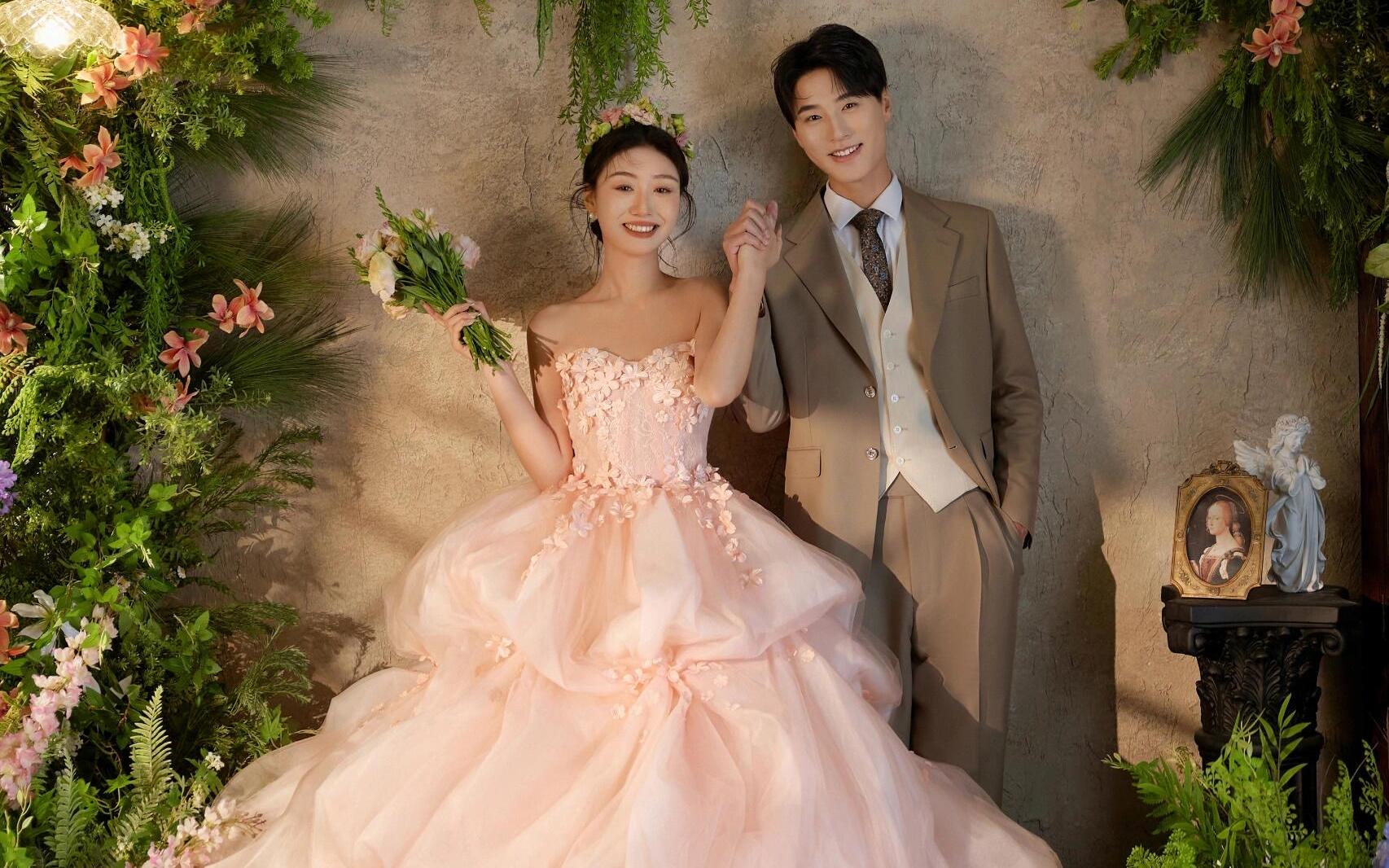 美到哭的花房梦境 法式婚纱照太着迷啦