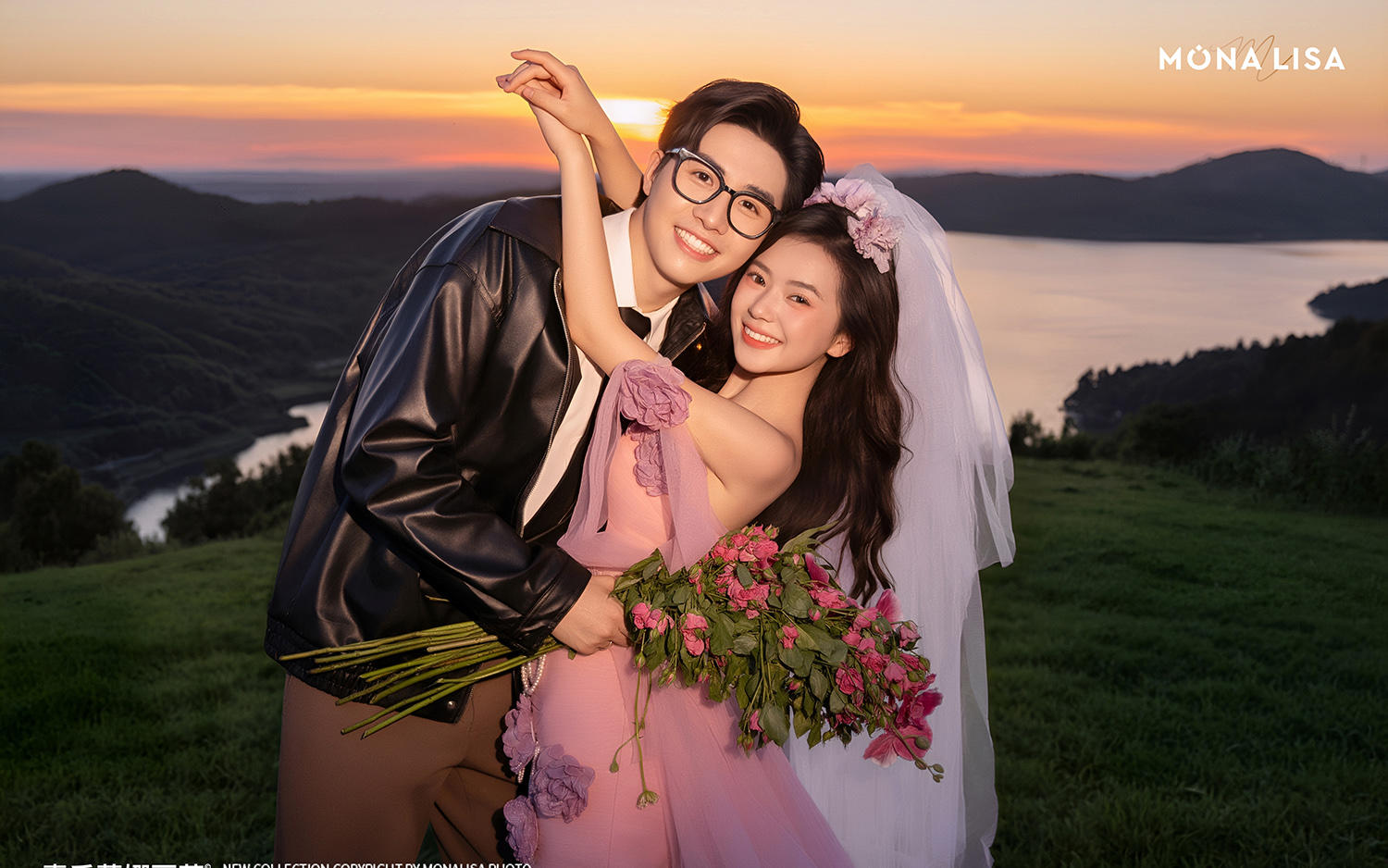 浪漫至死不渝💖松弛感拉满山顶夕阳婚纱照