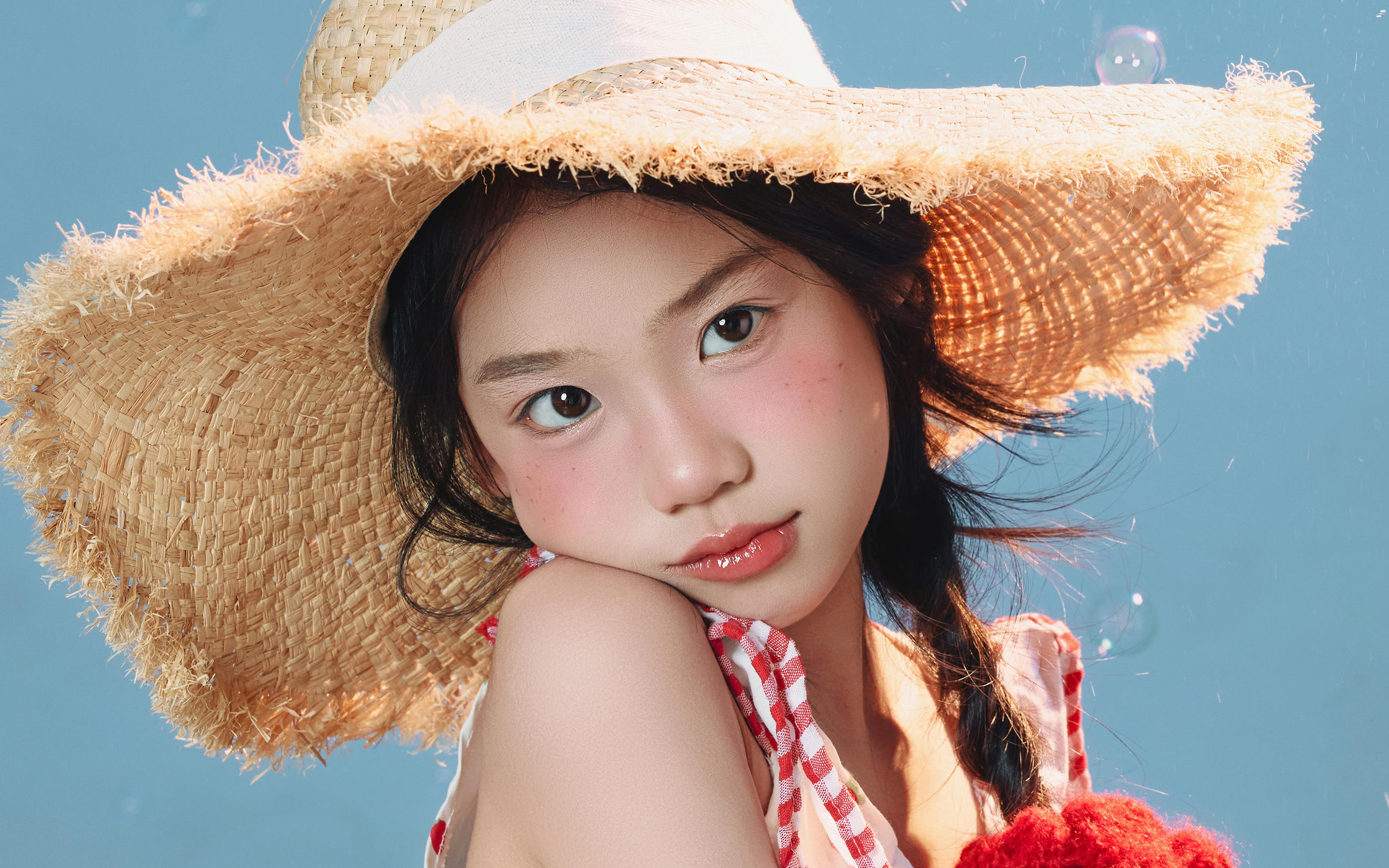 夏日泡泡肖像