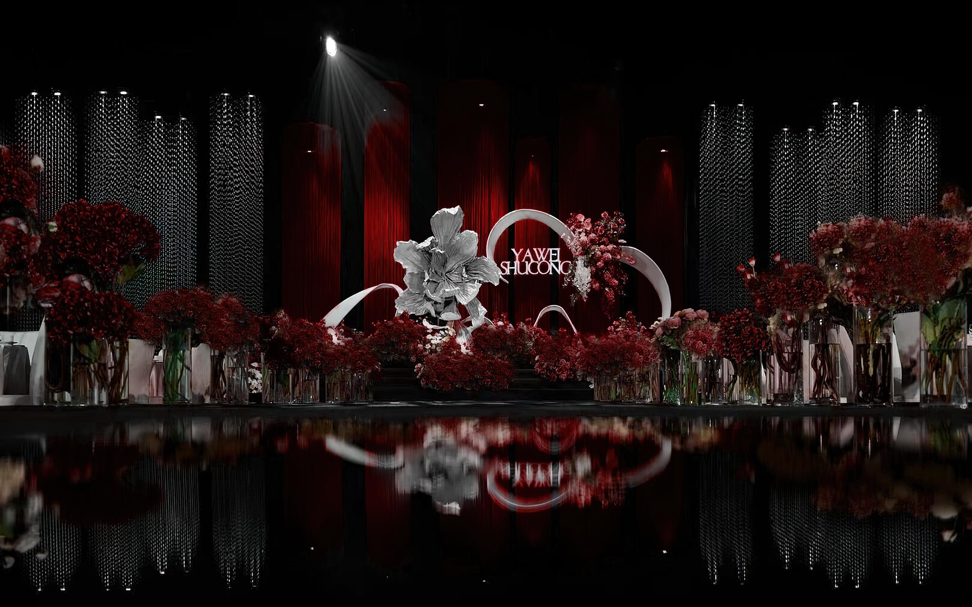 雅致紅典黑韻婚禮 精巧呈現(xiàn)ALBY35