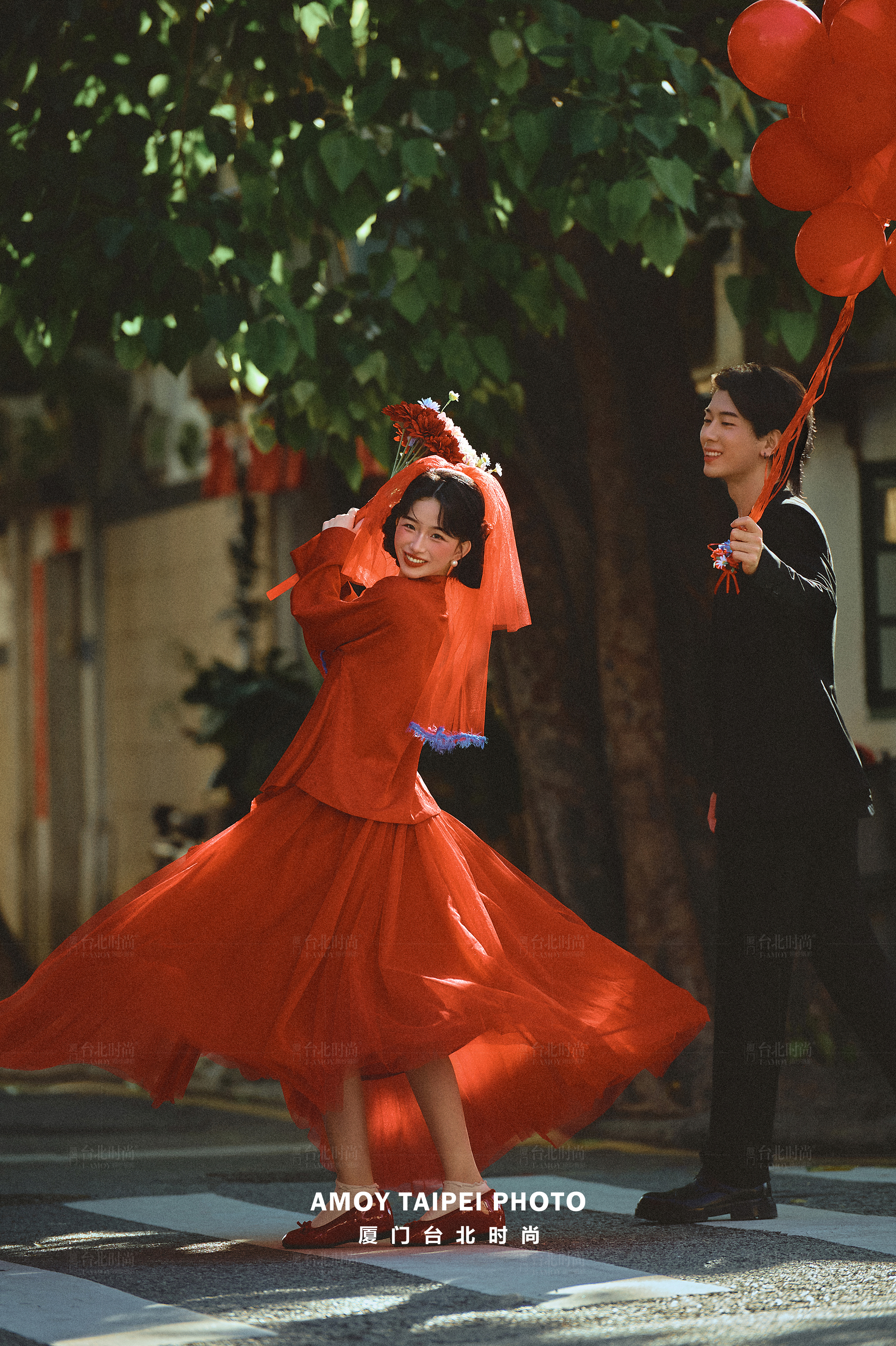 甜甜的新中式街拍