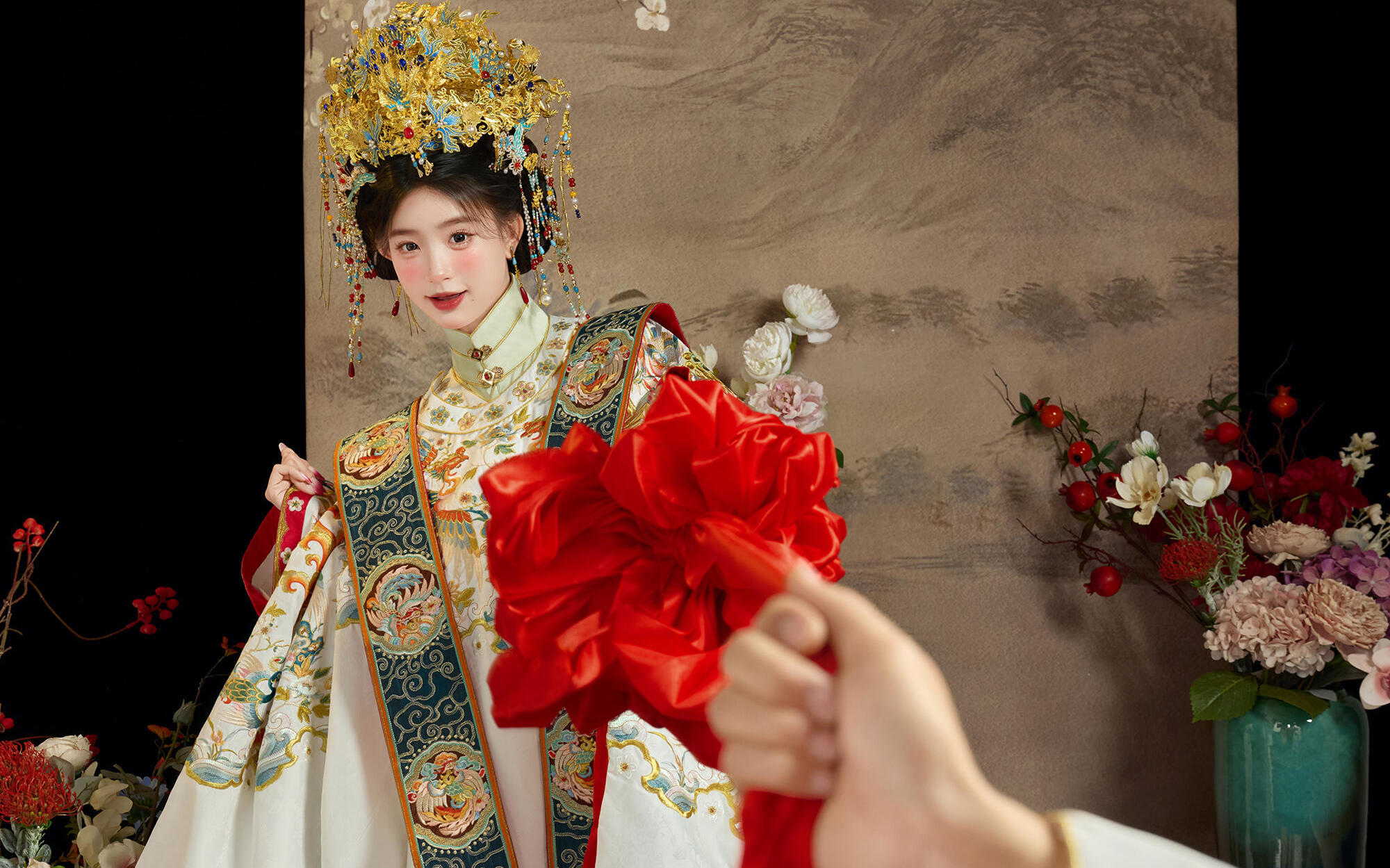 汉服天菜❗存一些“权威”到炸🔥的婚纱照～